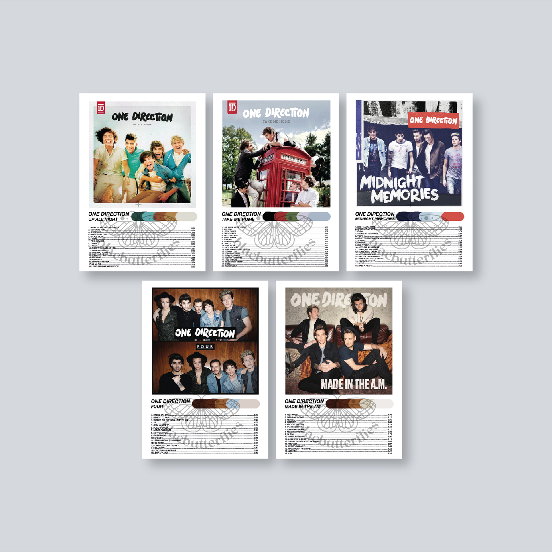 1D Album Cover Poster