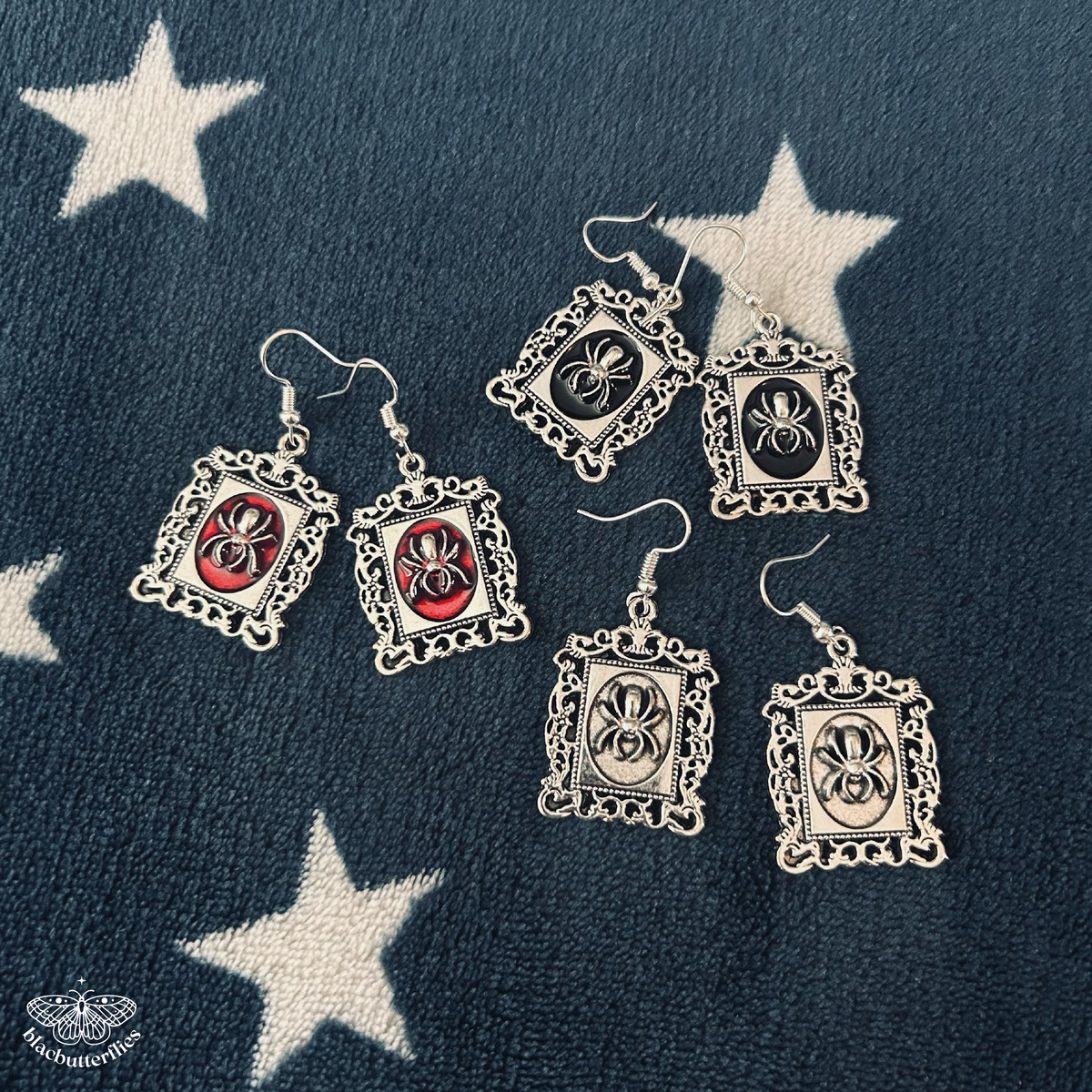 Silver Stamp Style Earrings