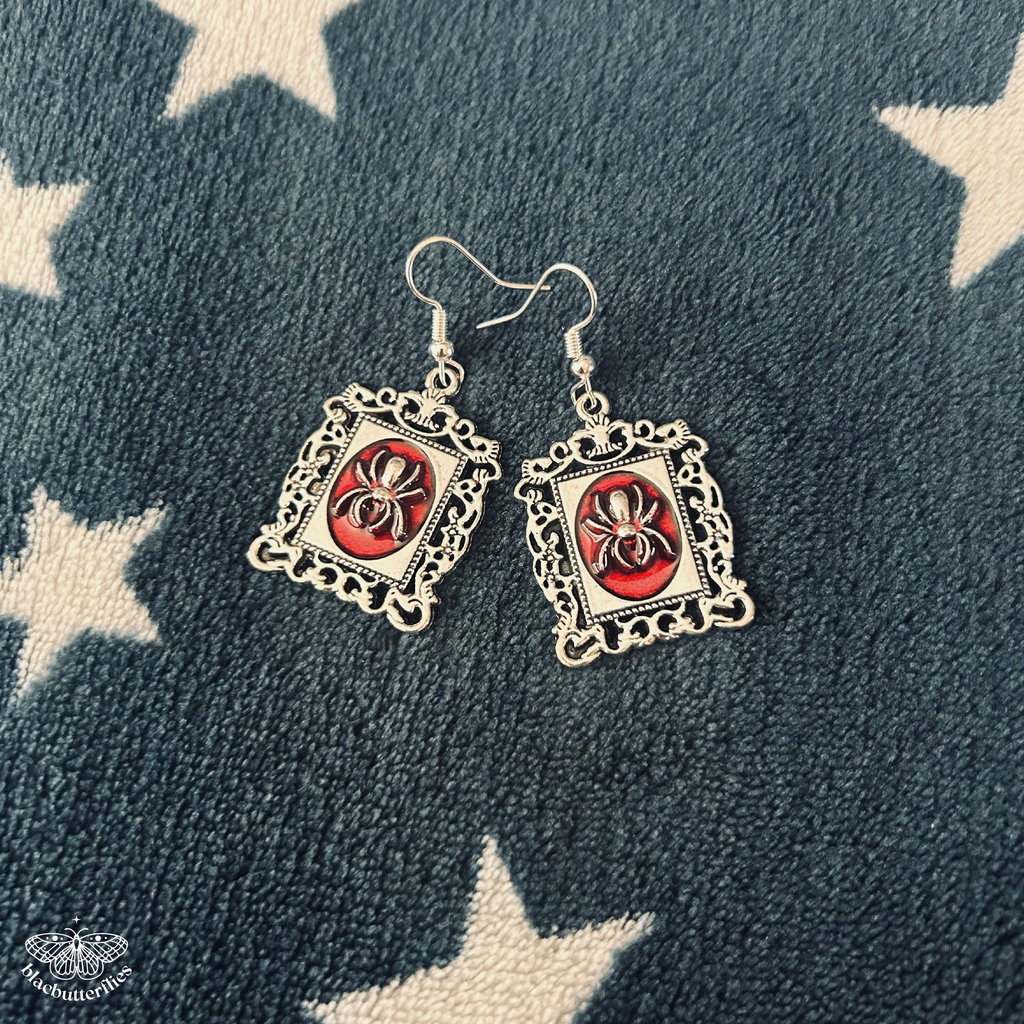 Silver Stamp Style Earrings