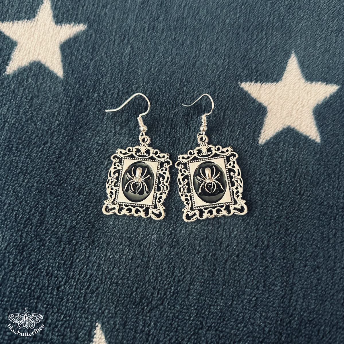 Silver Stamp Style Earrings