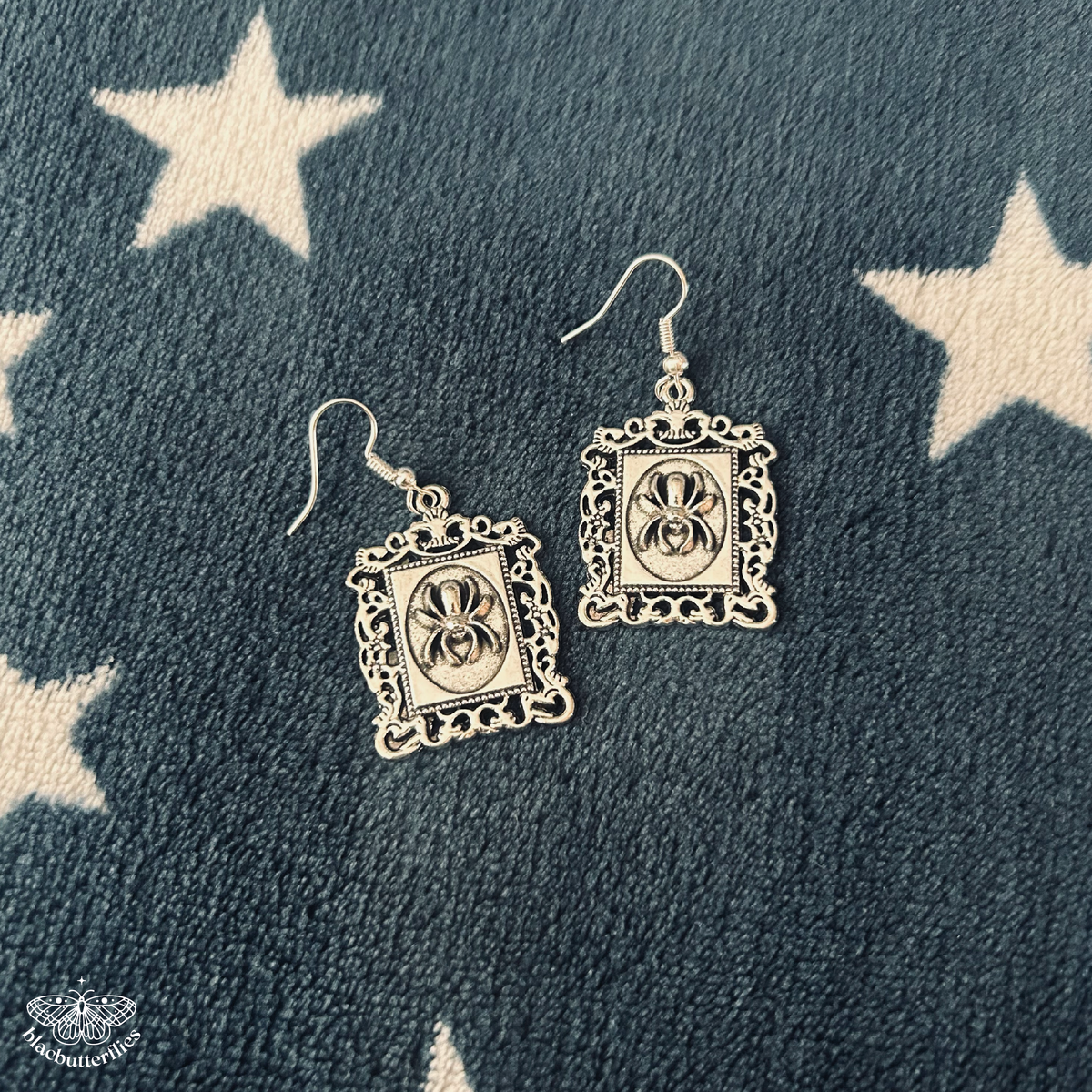 Silver Stamp Style Earrings