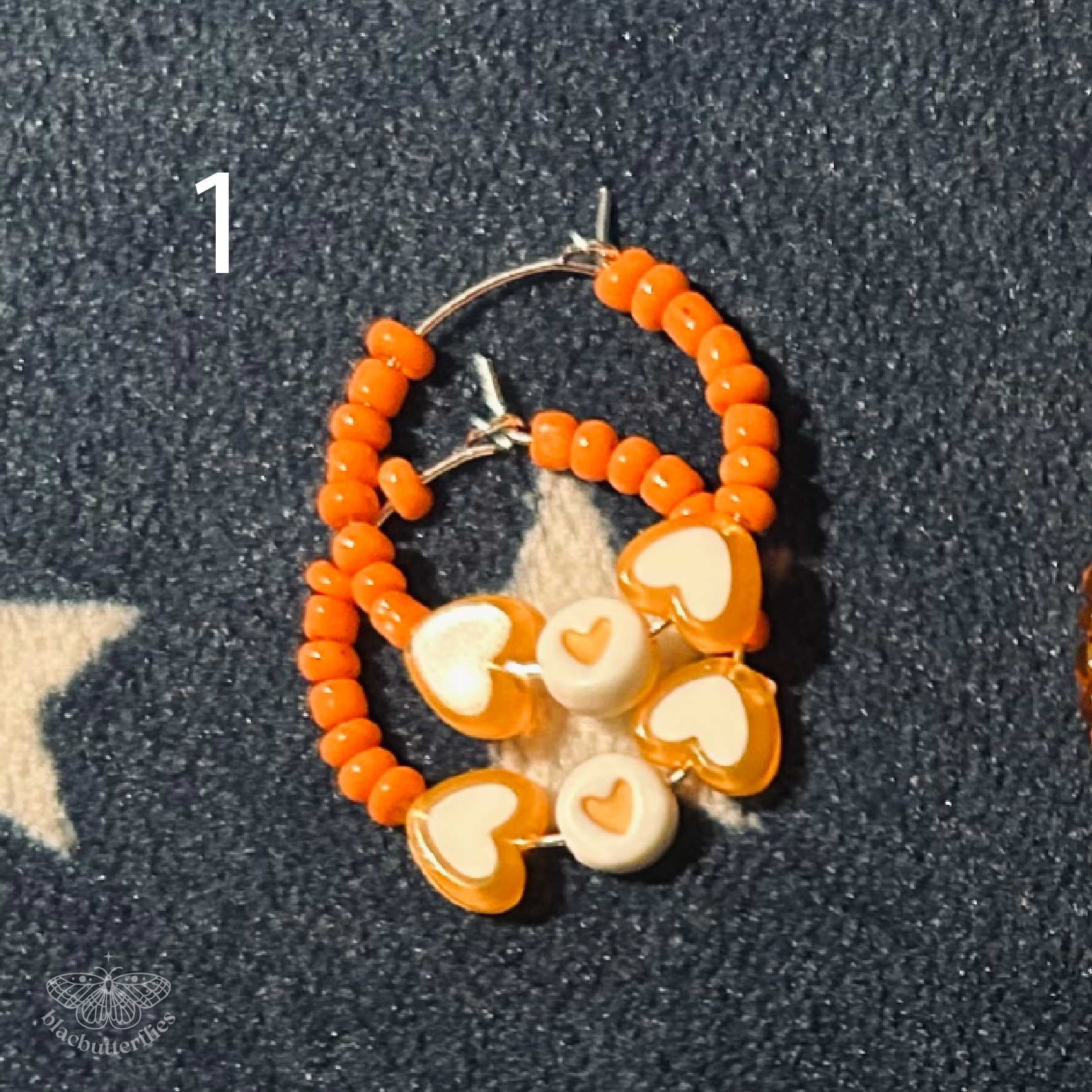 Showgirl Inspired Friendship Bracelet Style Hoop Earrings