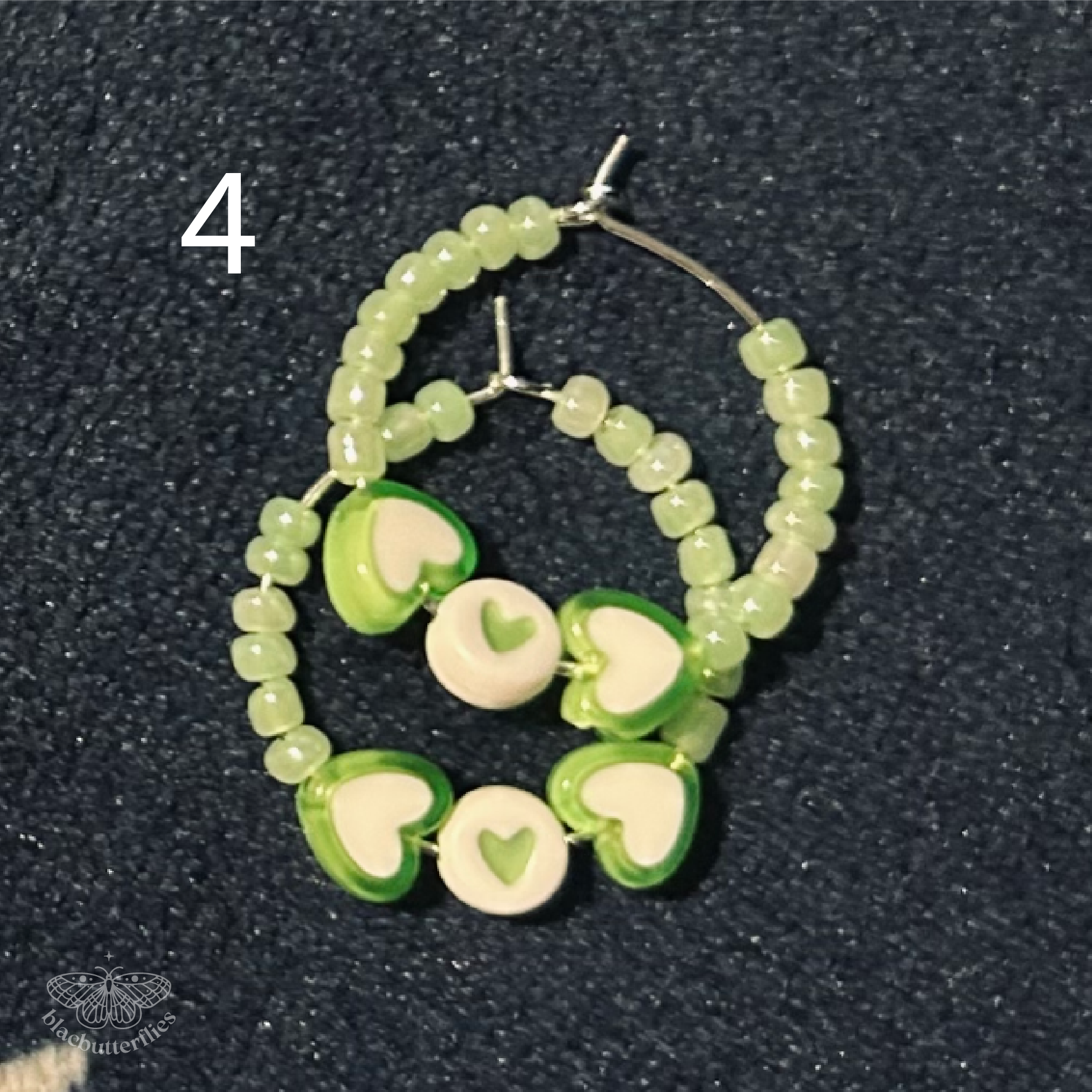 Showgirl Inspired Friendship Bracelet Style Hoop Earrings