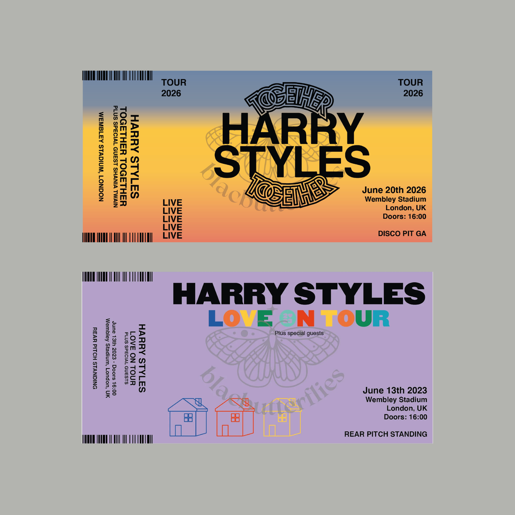 Styles Concert Tour Keepsake Tickets