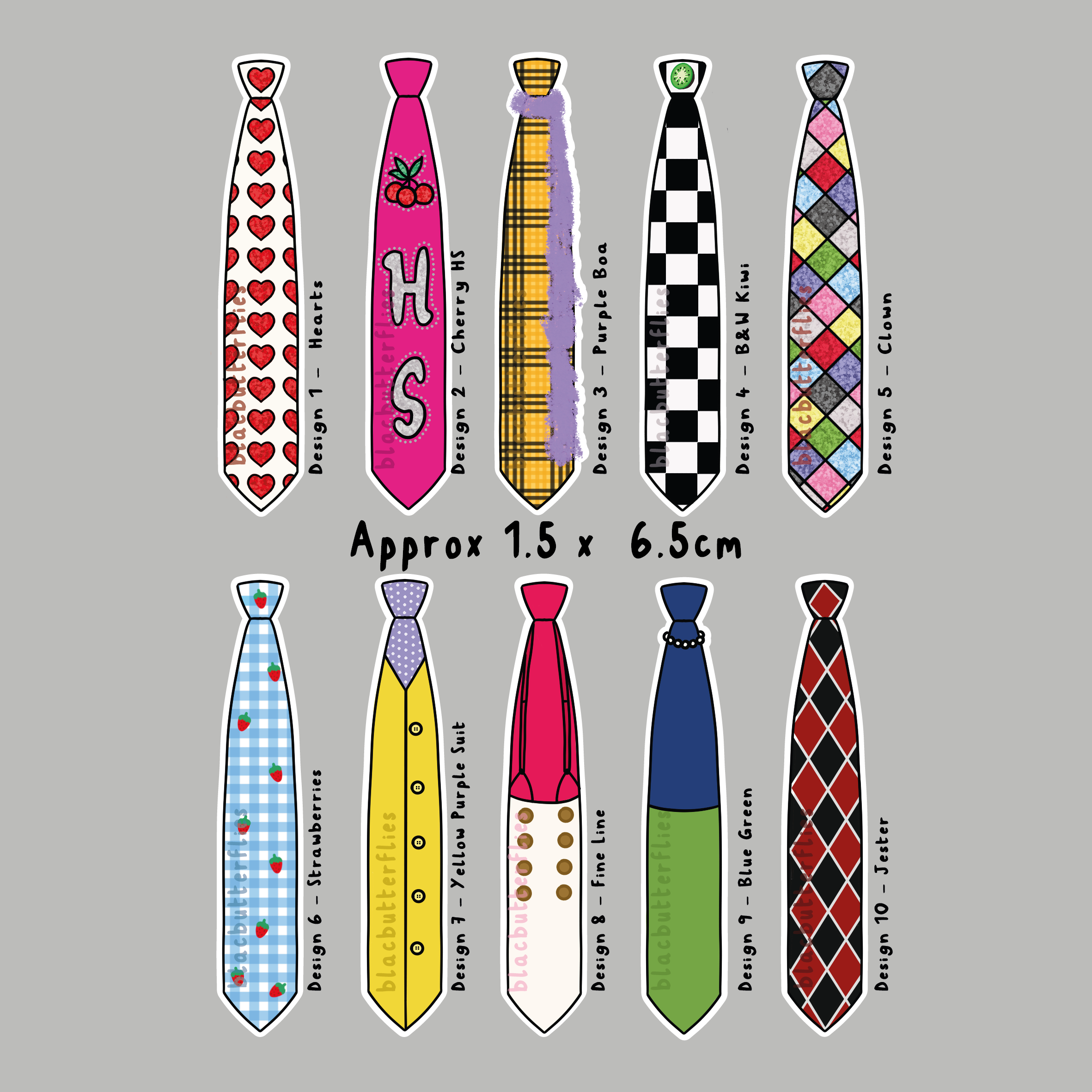 H Styles Tie Outfit Stickers
