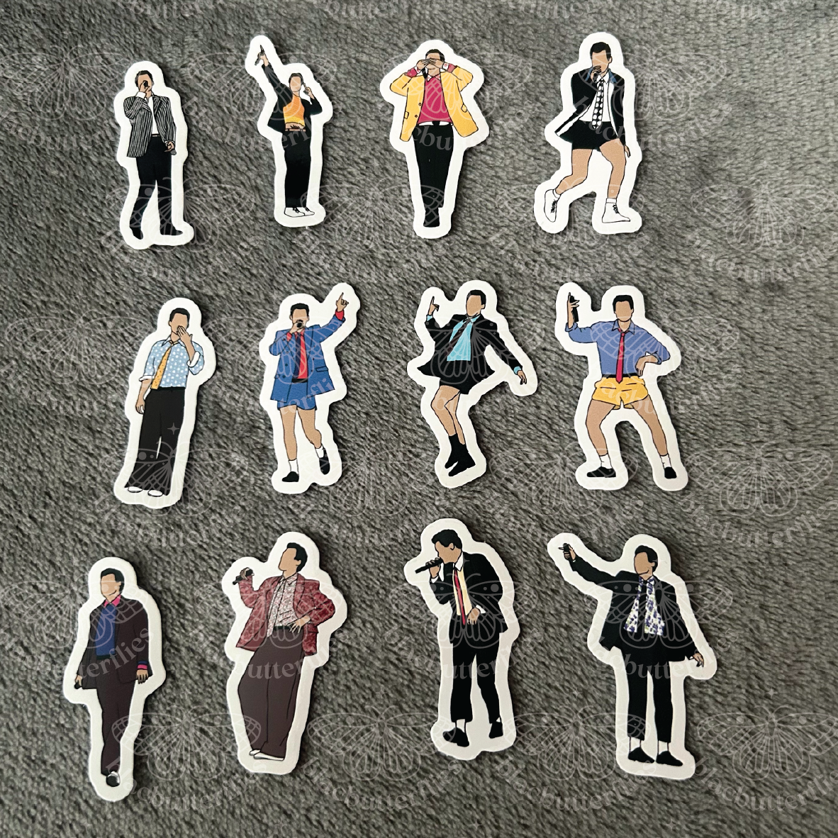 Styles Together Tour LONDON Outfit Stickers