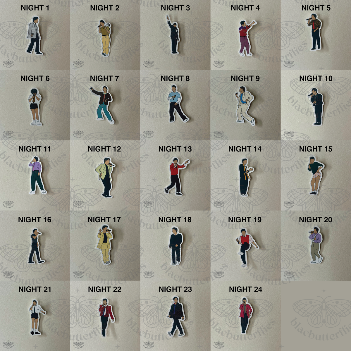 Styles Together Tour NEW YORK Outfit Stickers