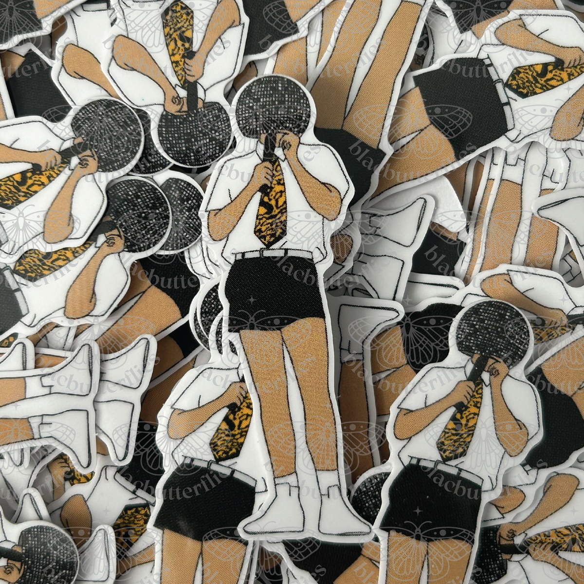 Styles Disco Ball Illustration Sticker