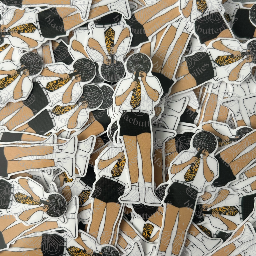 Styles Disco Ball Illustration Sticker