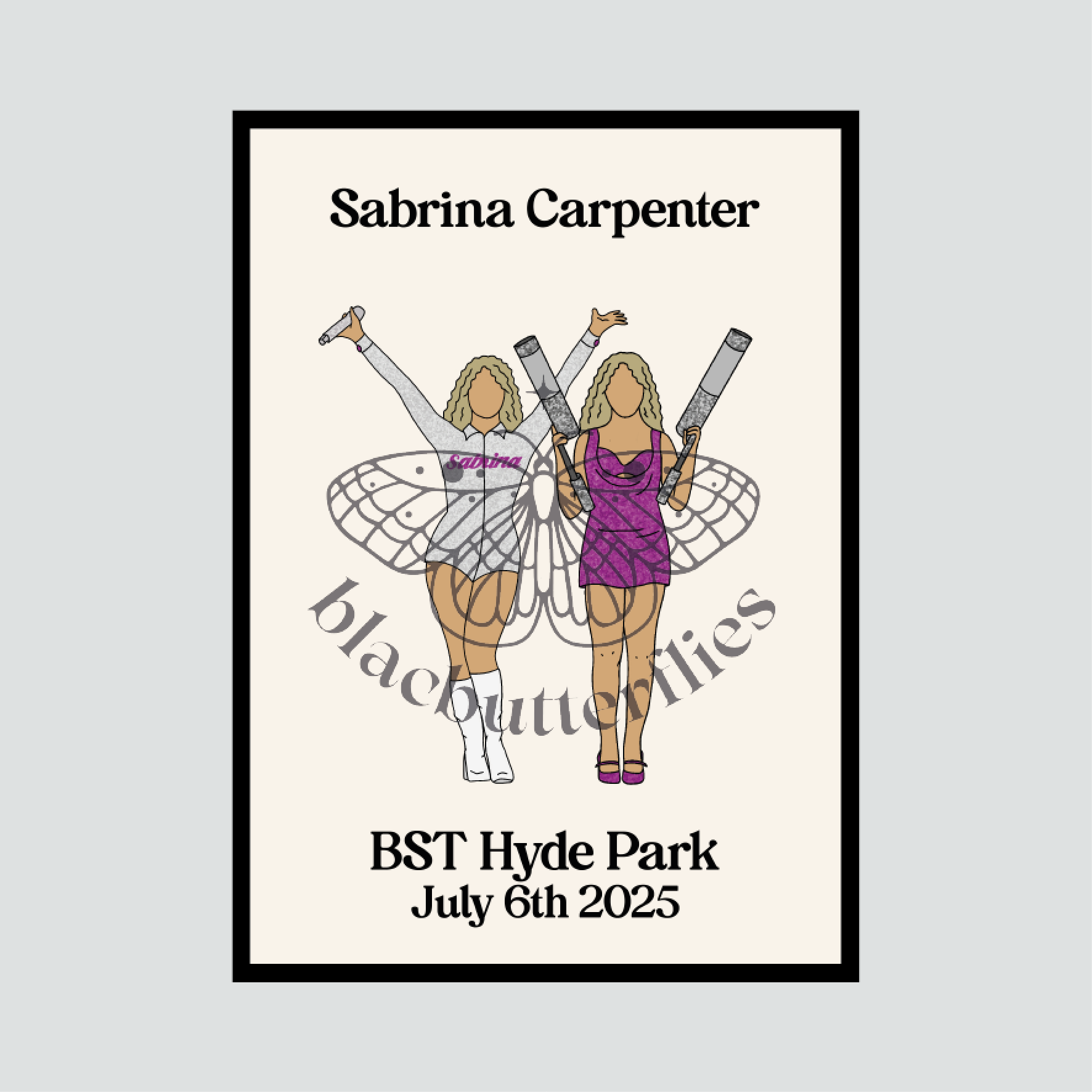 Carpenter Hyde Park Festival Poster