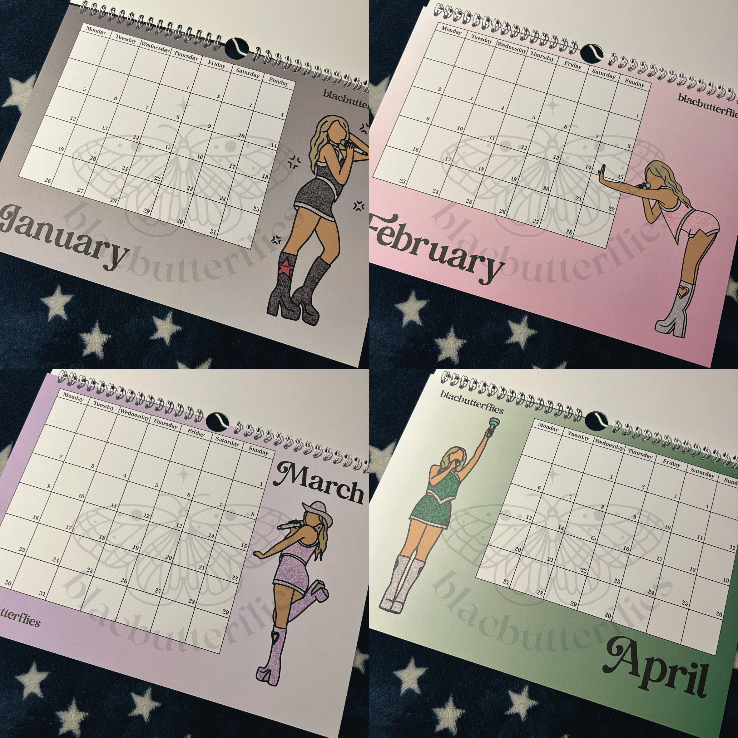 2026 Juno Positions Calendar (LEG 3 A4)