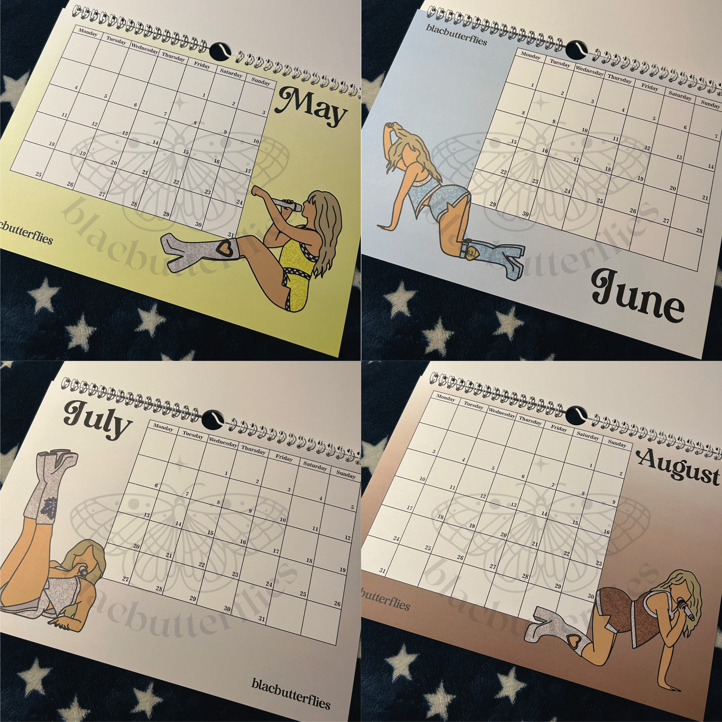 2026 Juno Positions Calendar (LEG 3 A4)