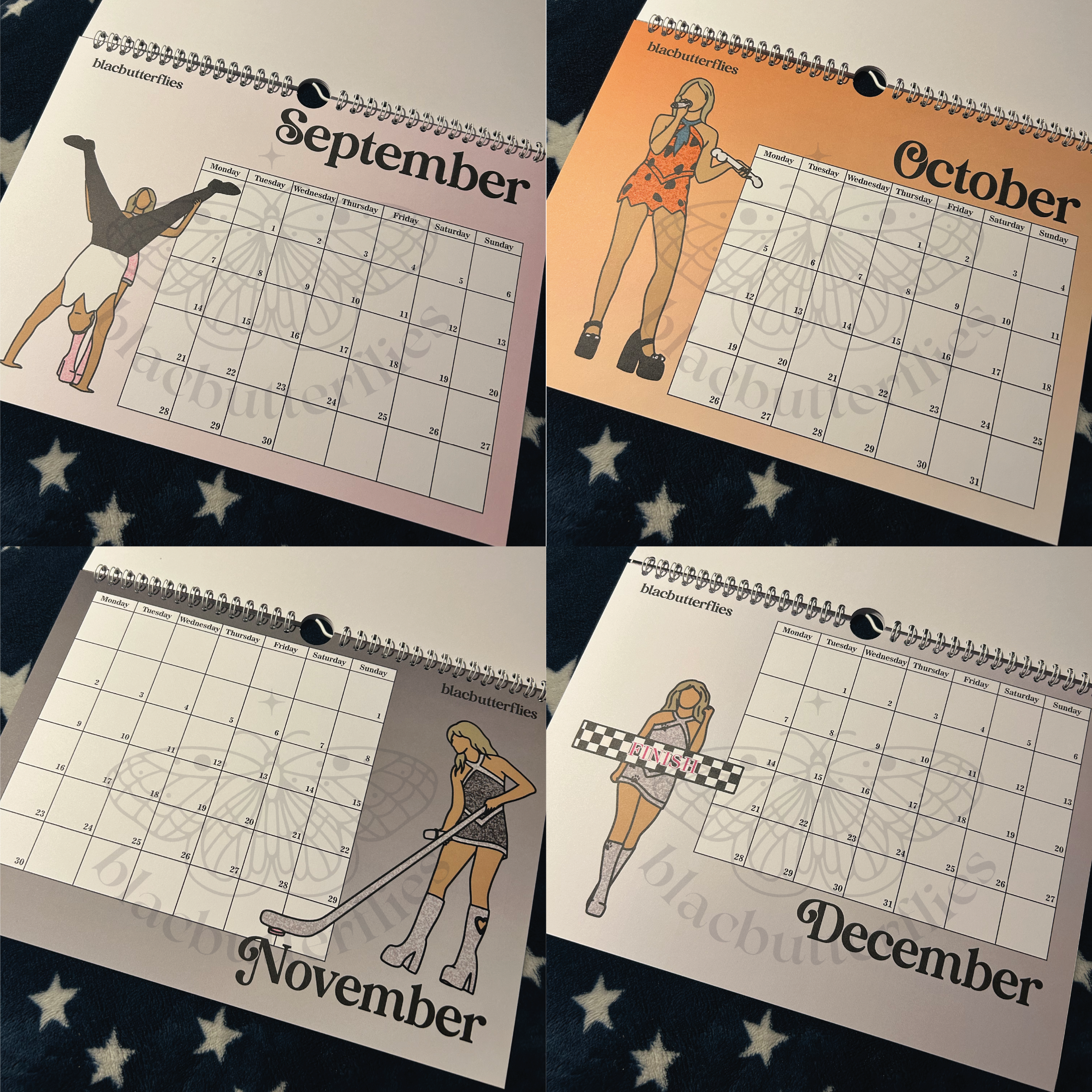 2026 Juno Positions Calendar (LEG 3 A4)