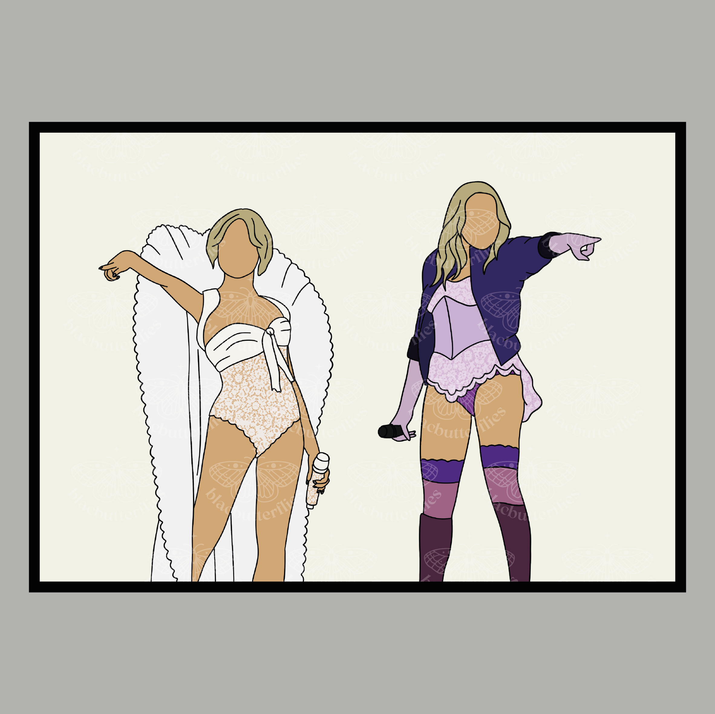 Carpenter Madonna Coachella Illustration Poster
