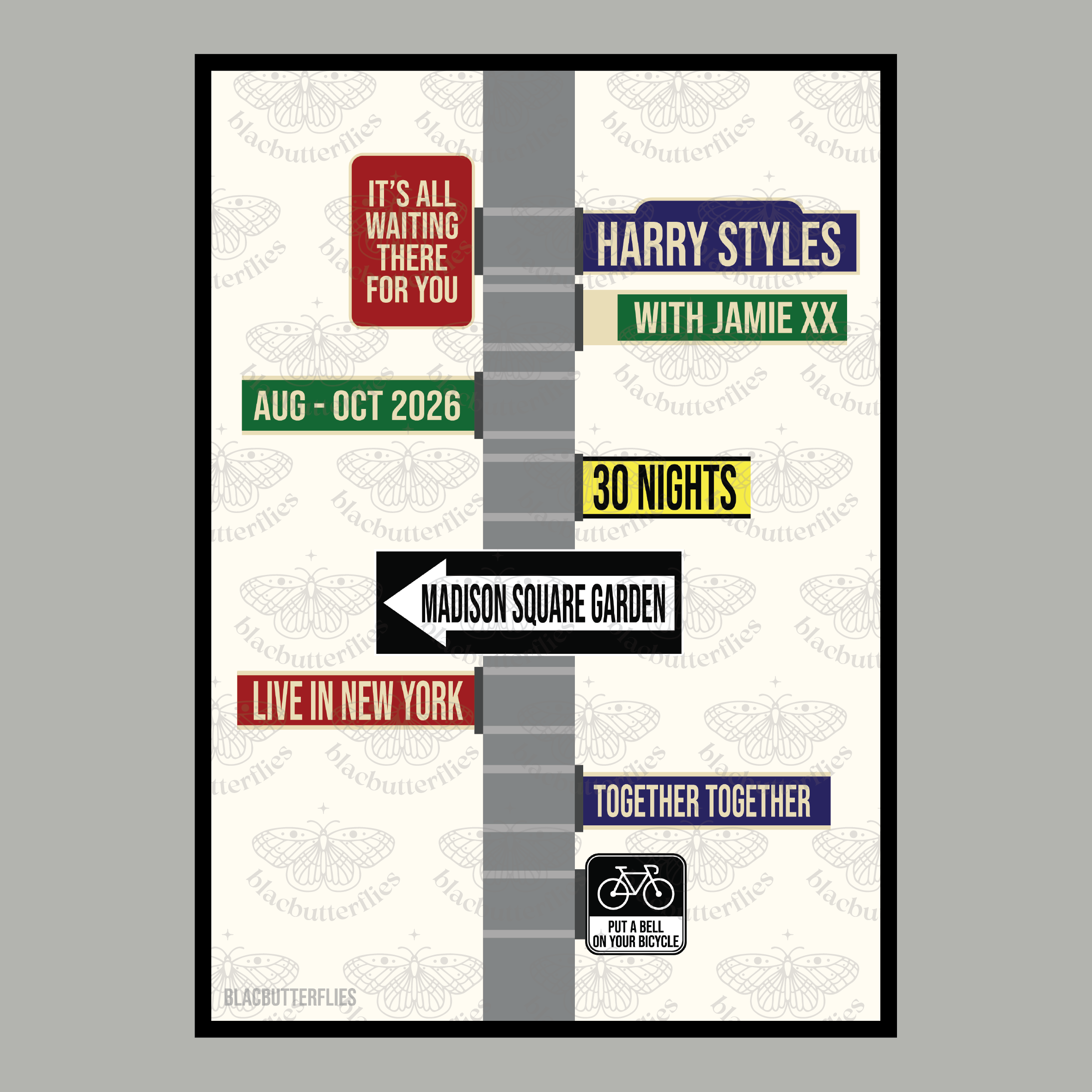 Styles Together Tour New York Style Poster