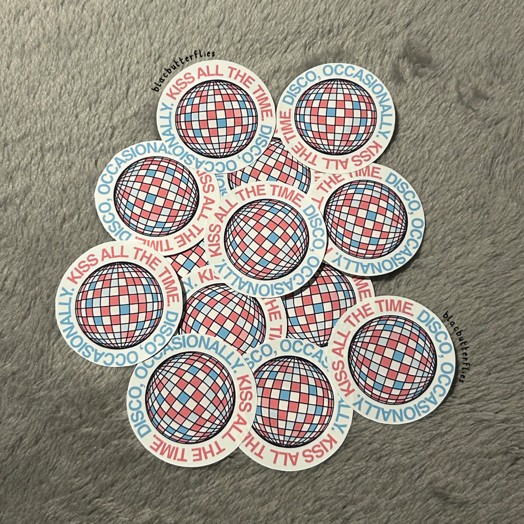 Kiss Disco Sticker