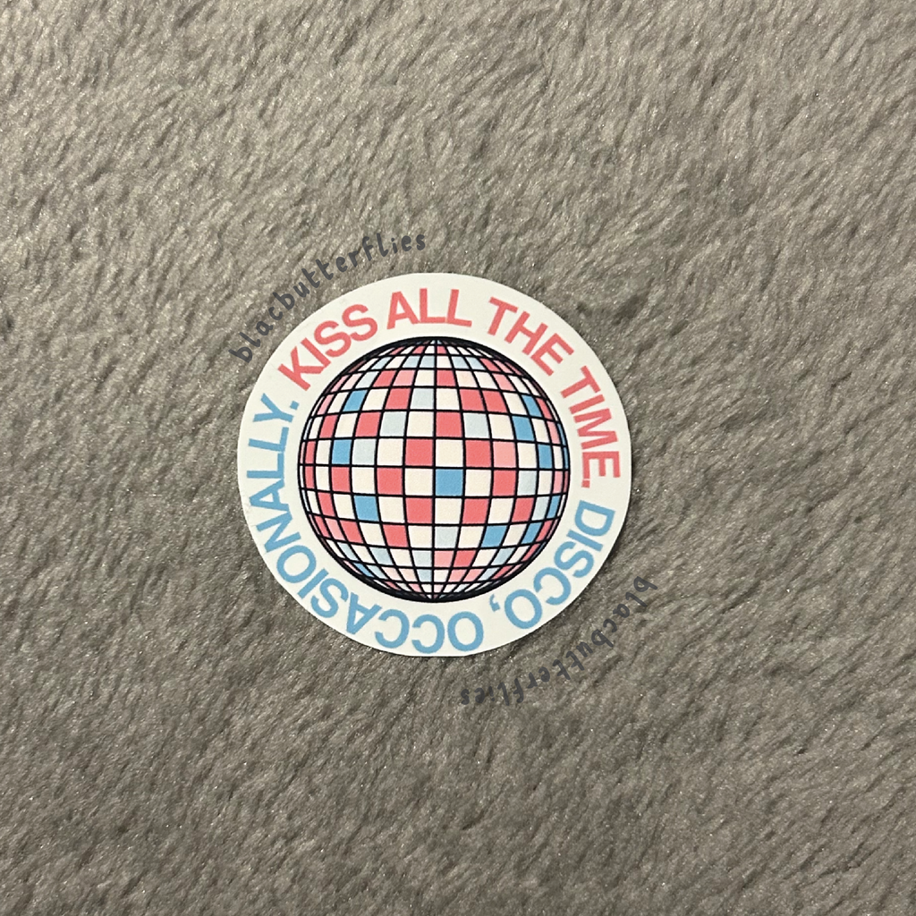 Kiss Disco Sticker