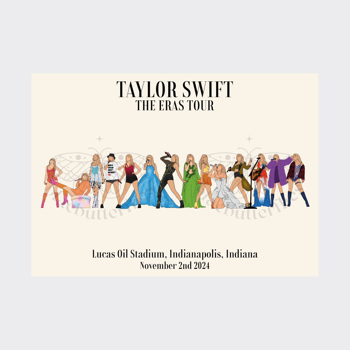 Custom Tour Era Outfit Poster