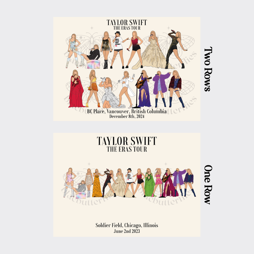 Custom Tour Era Outfit Poster