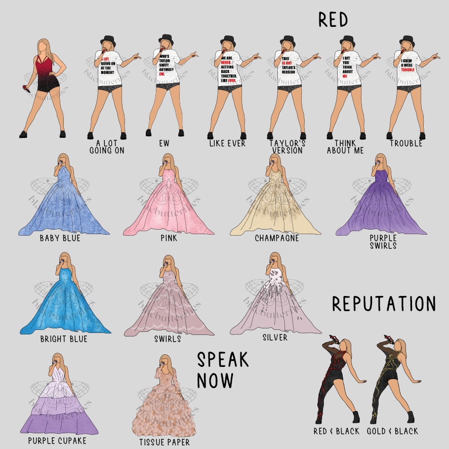 Custom Tour Era Outfit Poster