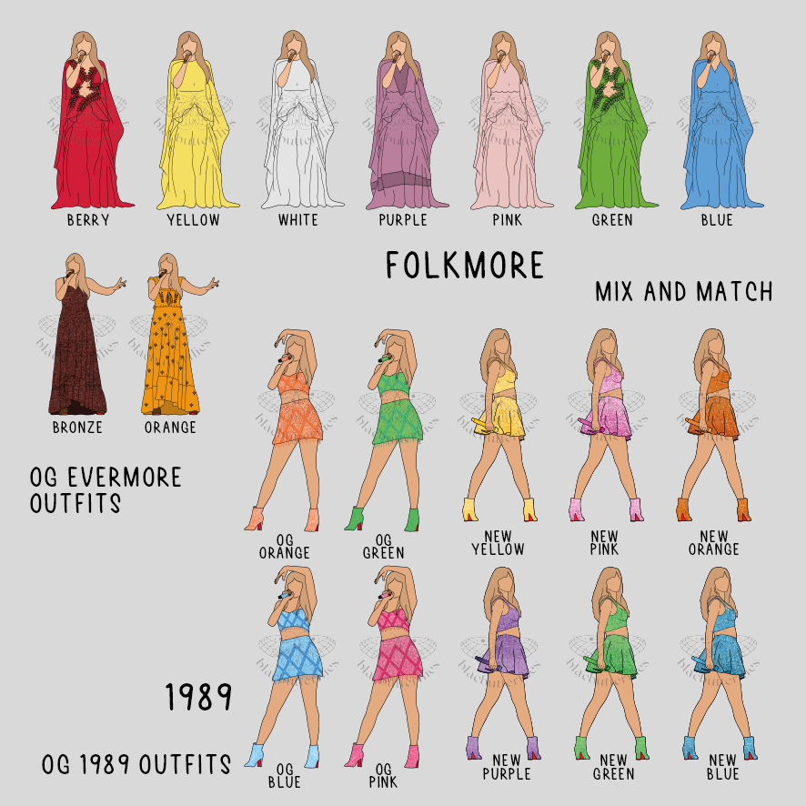 Custom Tour Era Outfit Poster