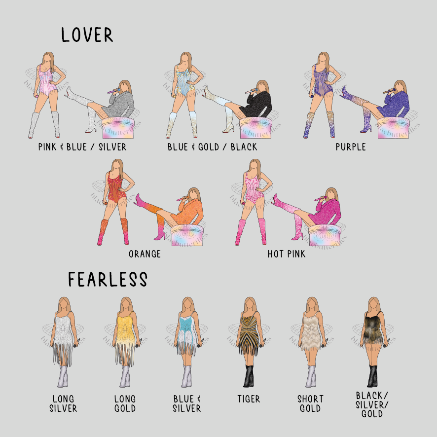 Custom Tour Era Outfit Poster