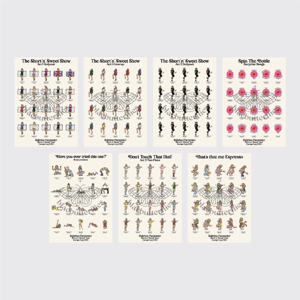 Carpenter Sweet Tour Posters (EU Leg)