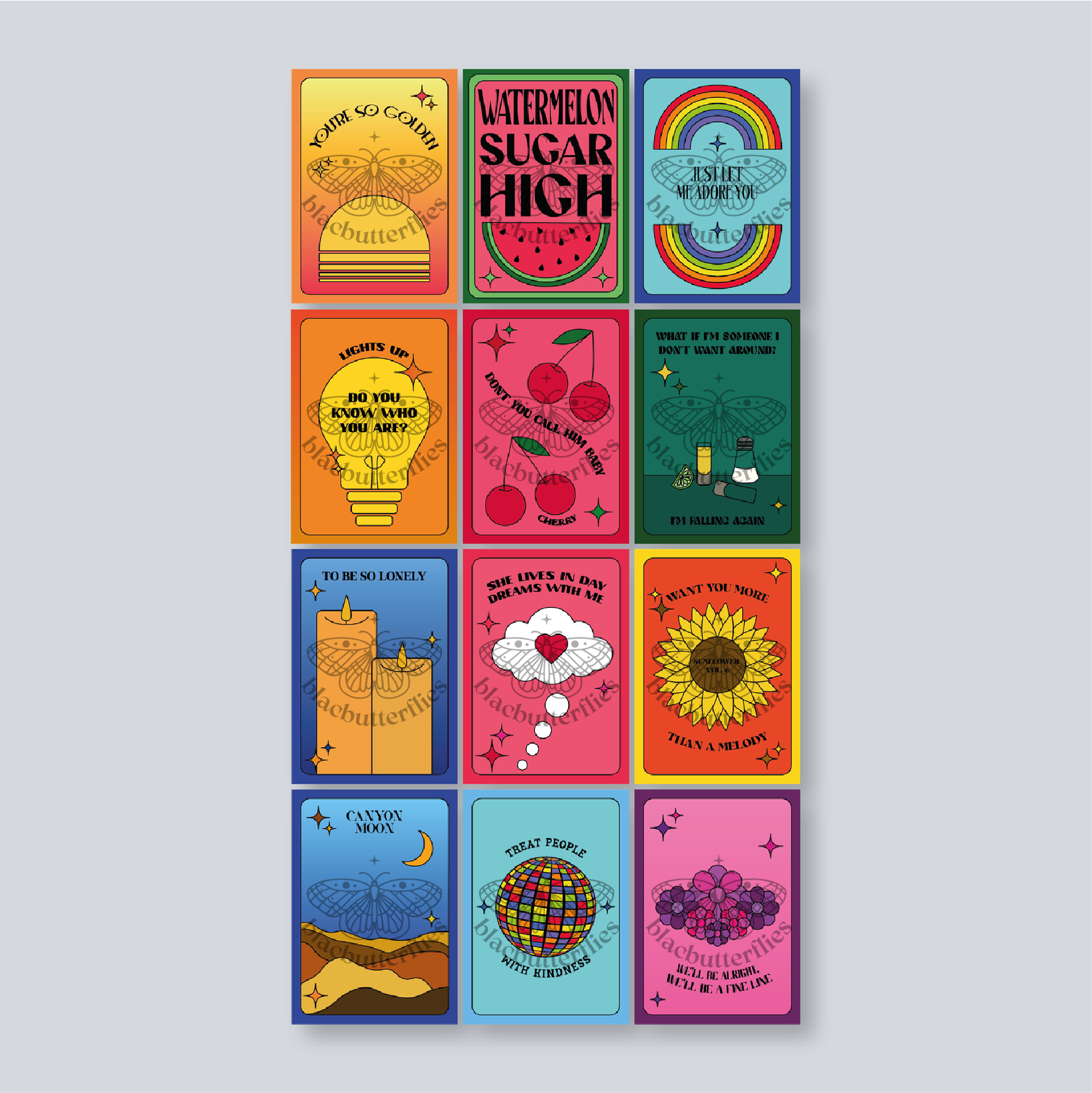 Harry Styles Illustration Posters