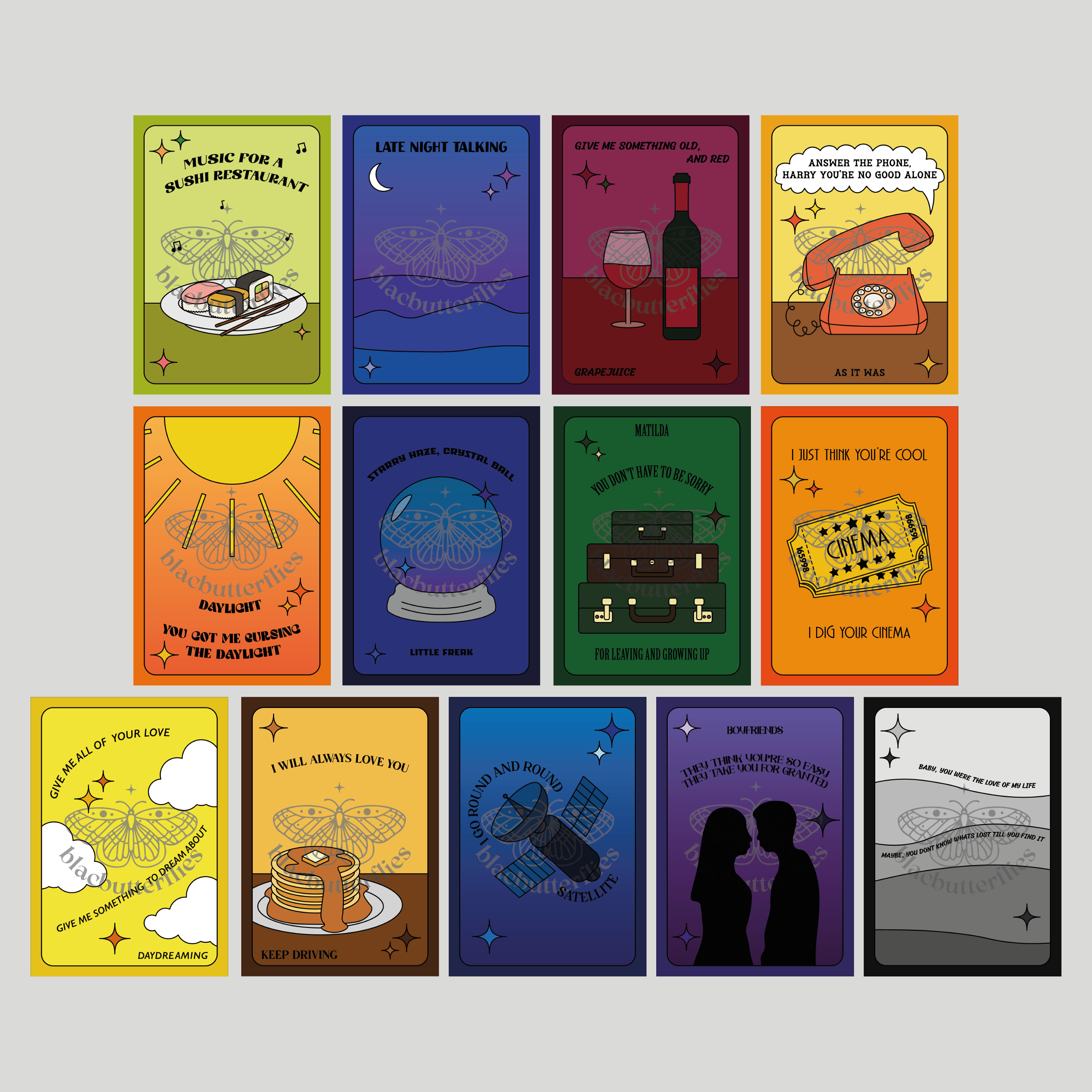 Styles Album Inspired Graphic Posters