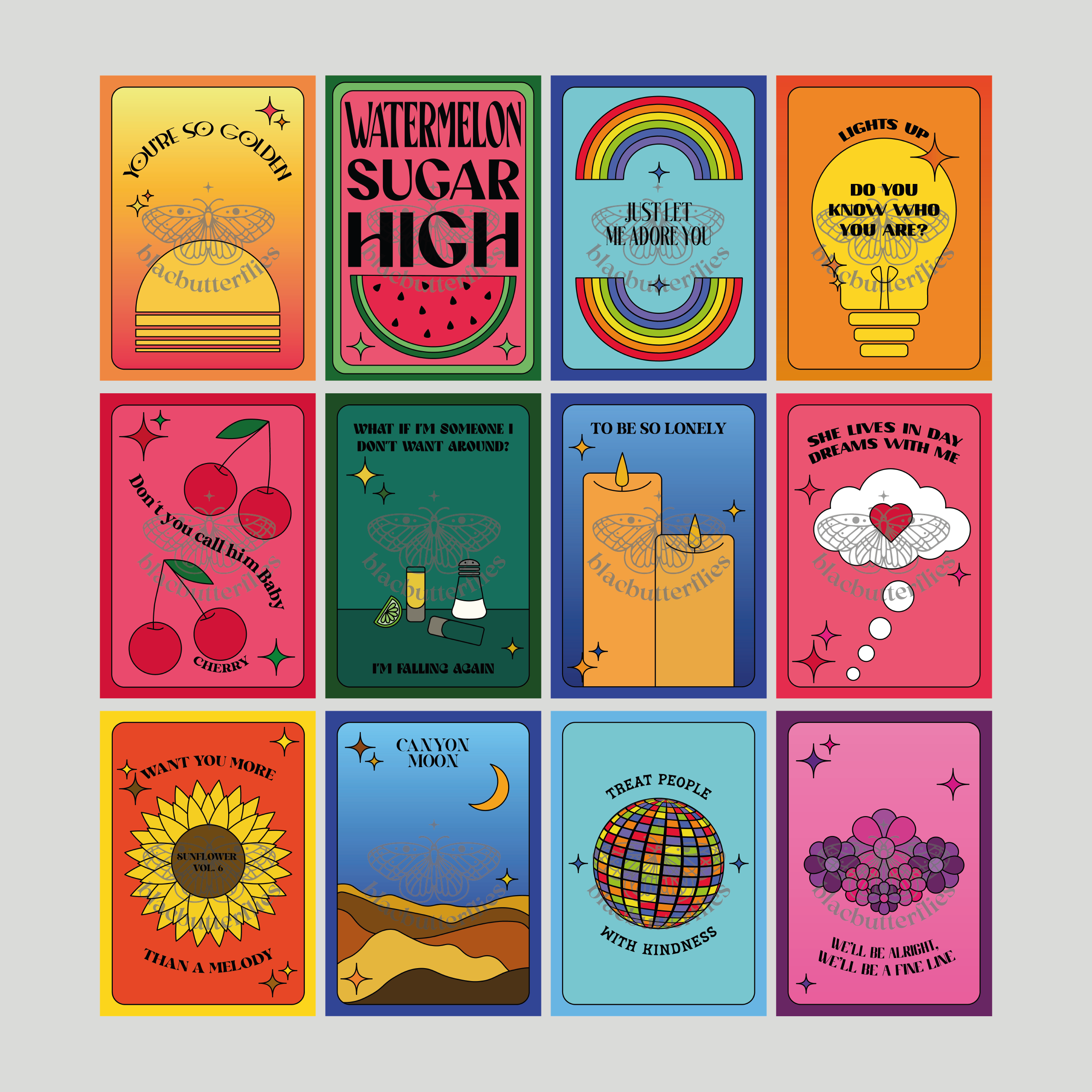 Styles Album Inspired Graphic Posters