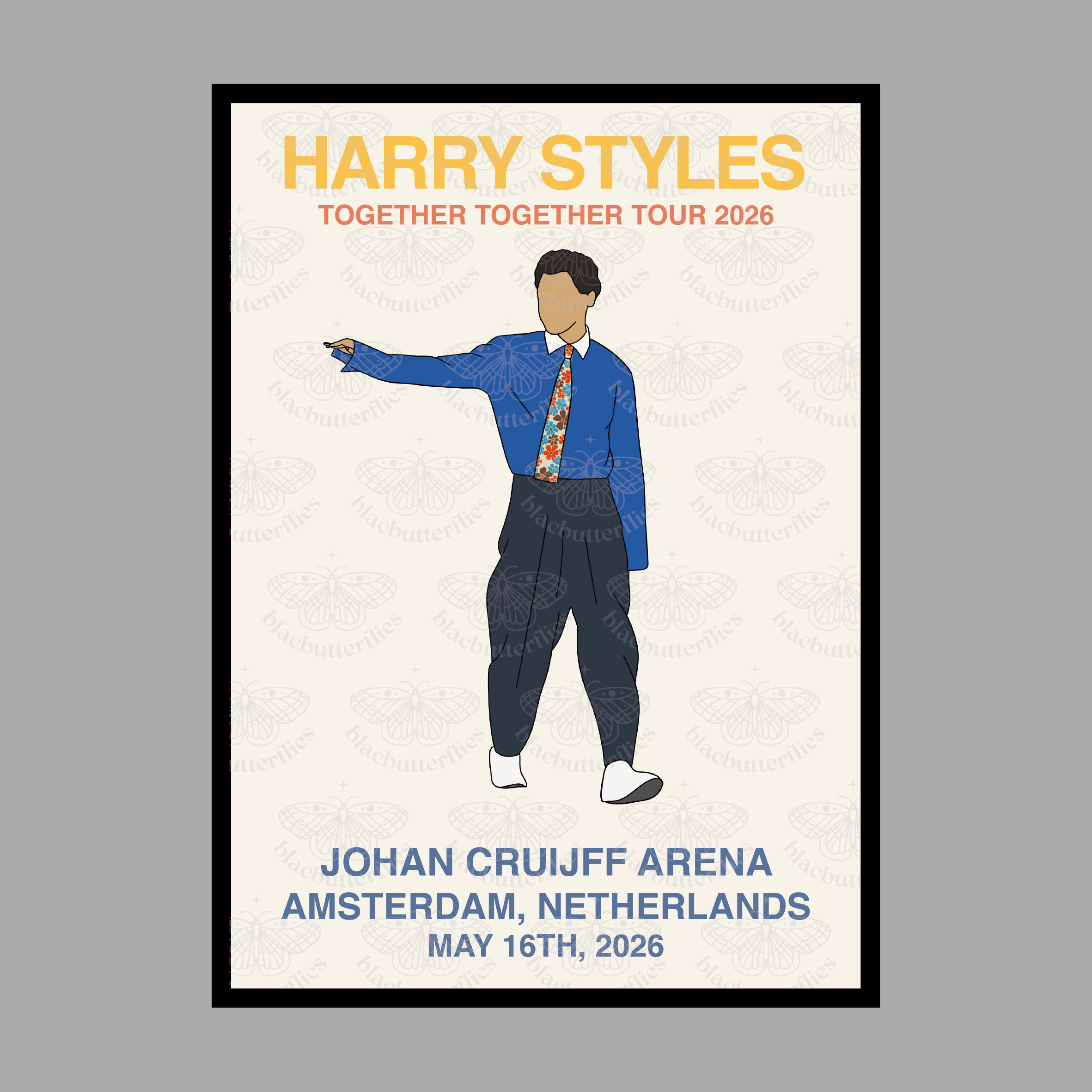 Styles Together Together Custom Tour Outfit Poster