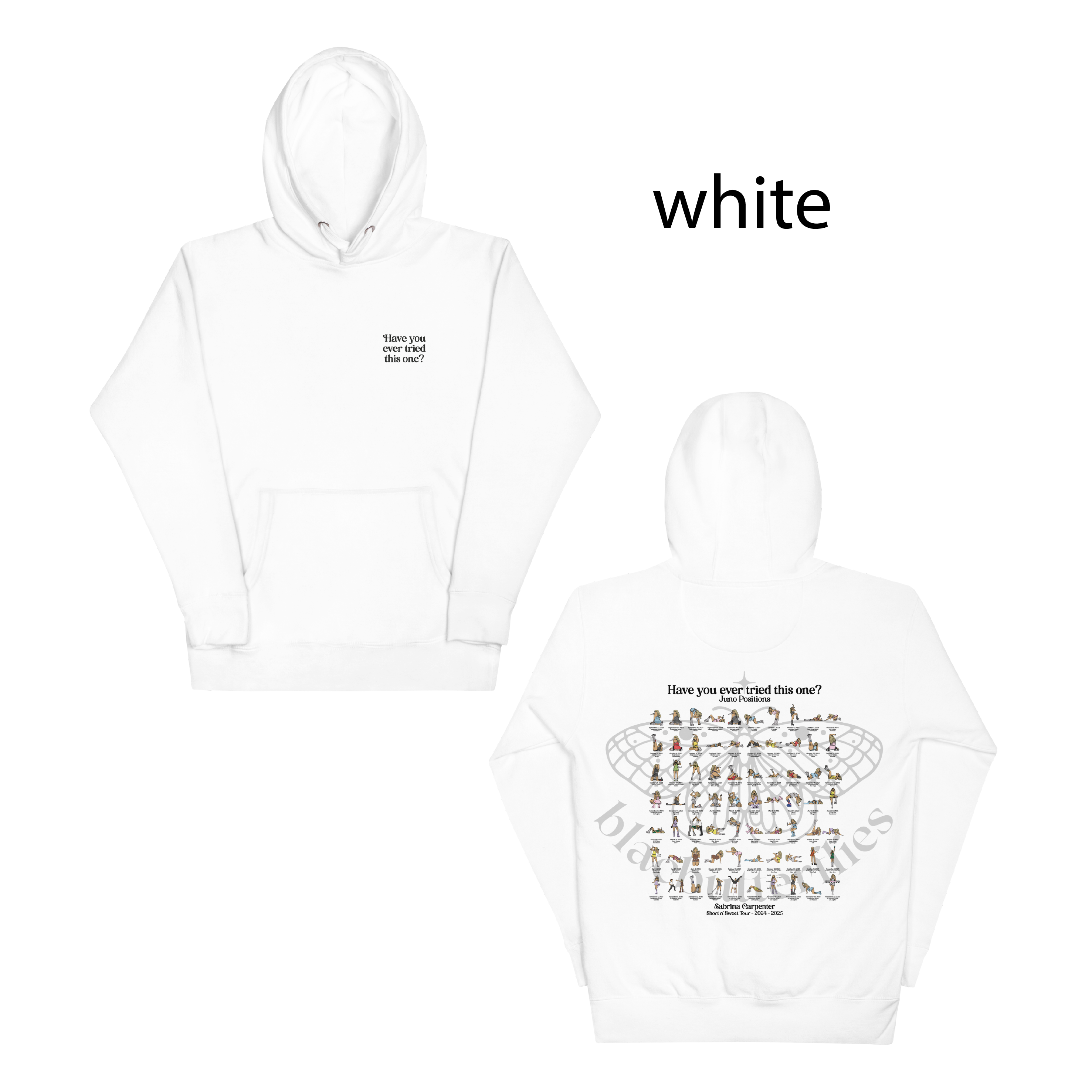 Juno Positions Hoodie (ALL DATES) Light Colours