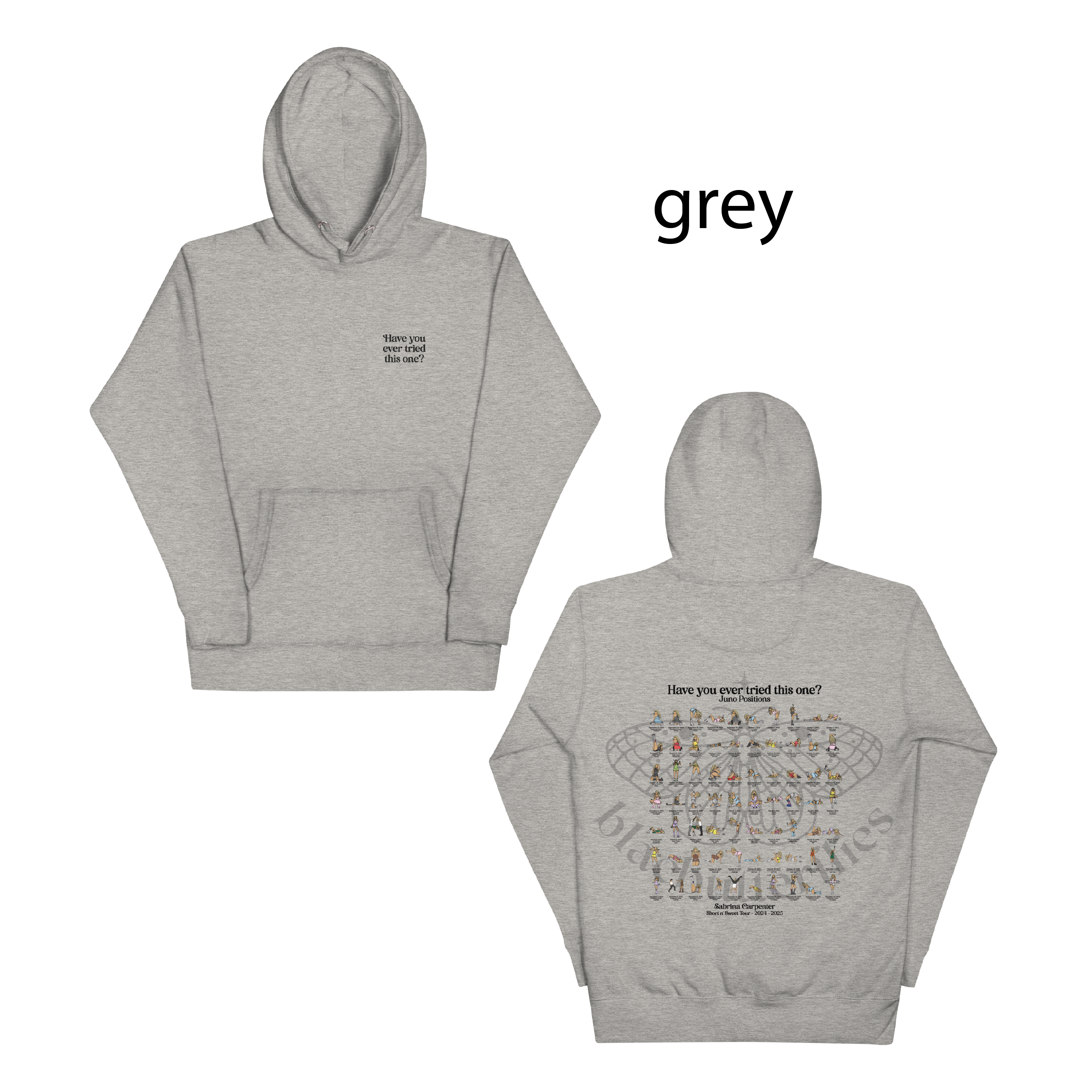 Juno Positions Hoodie (ALL DATES) Light Colours