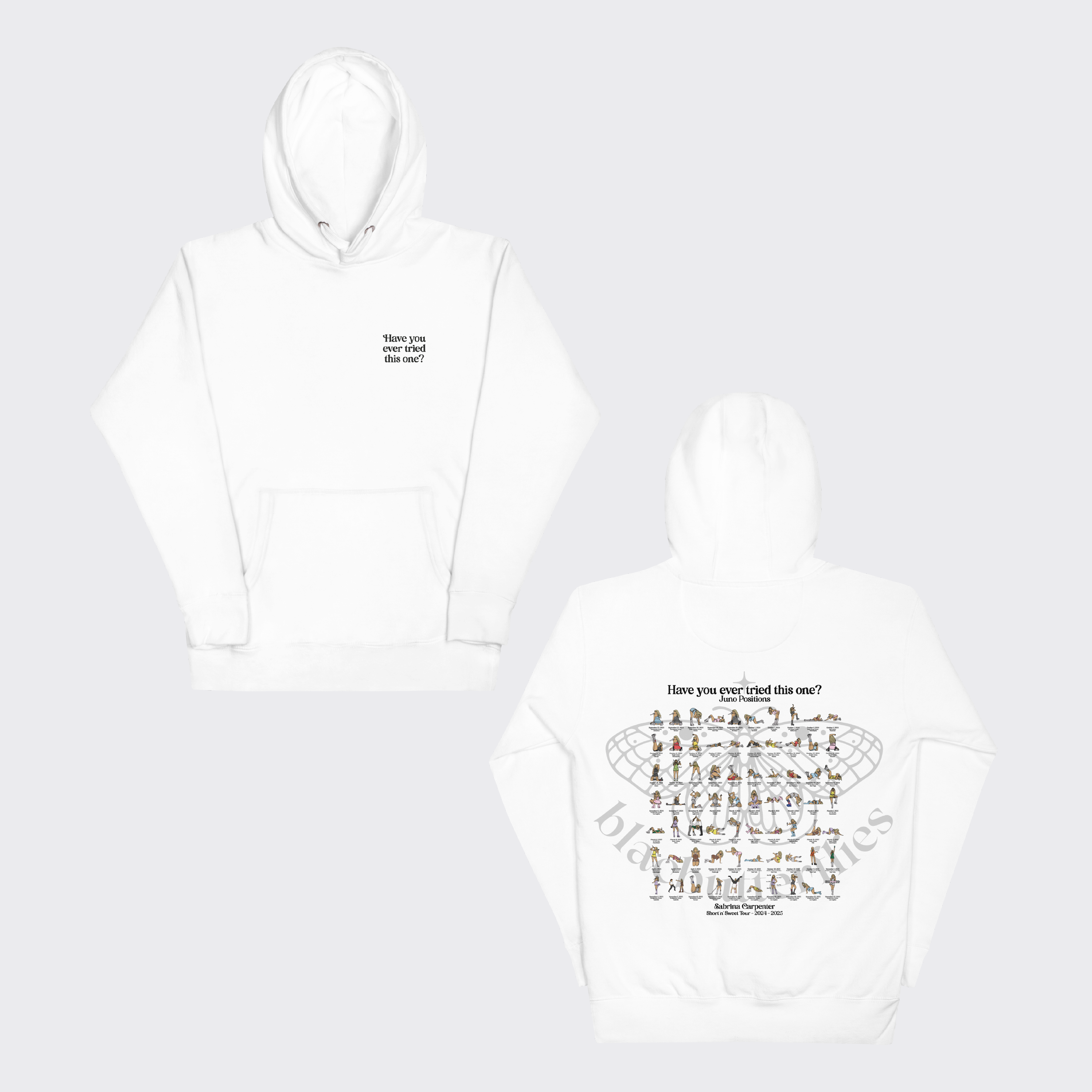 Juno Positions Hoodie (ALL DATES) Light Colours