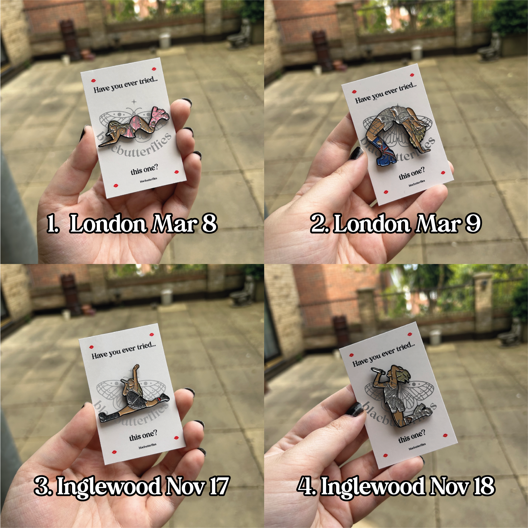 Juno Pose Pin Badges