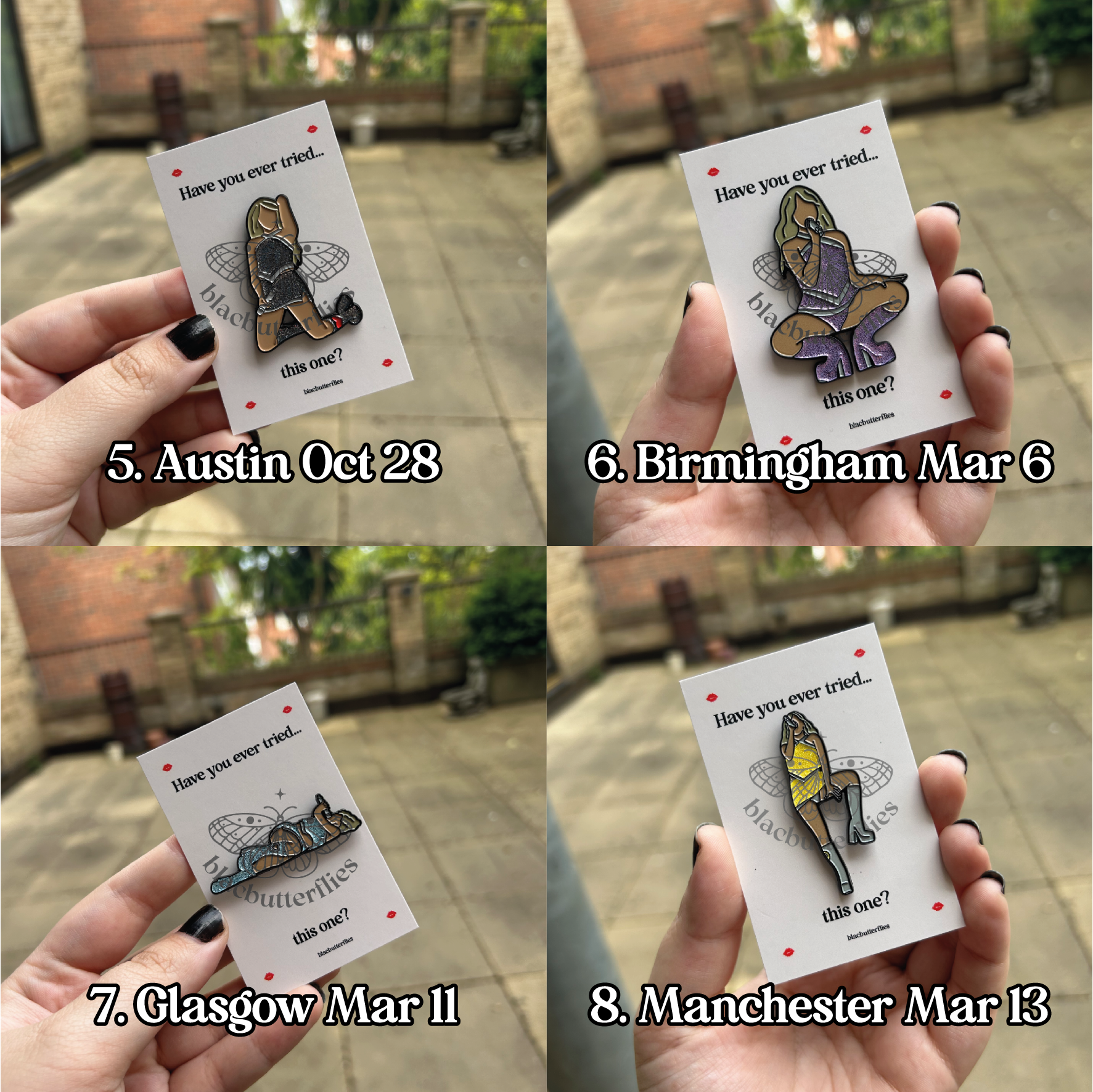 Juno Pose Pin Badges