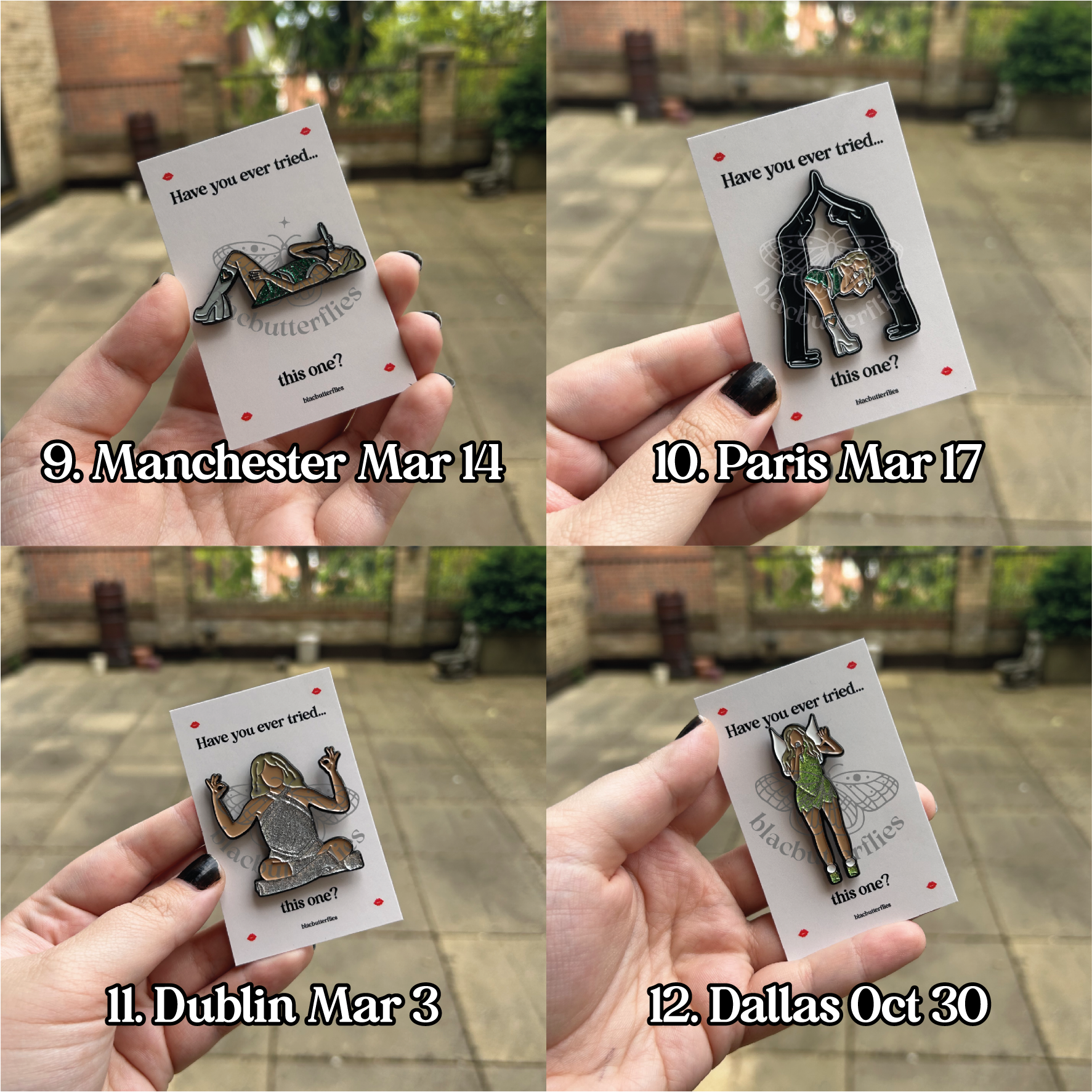 Juno Pose Pin Badges