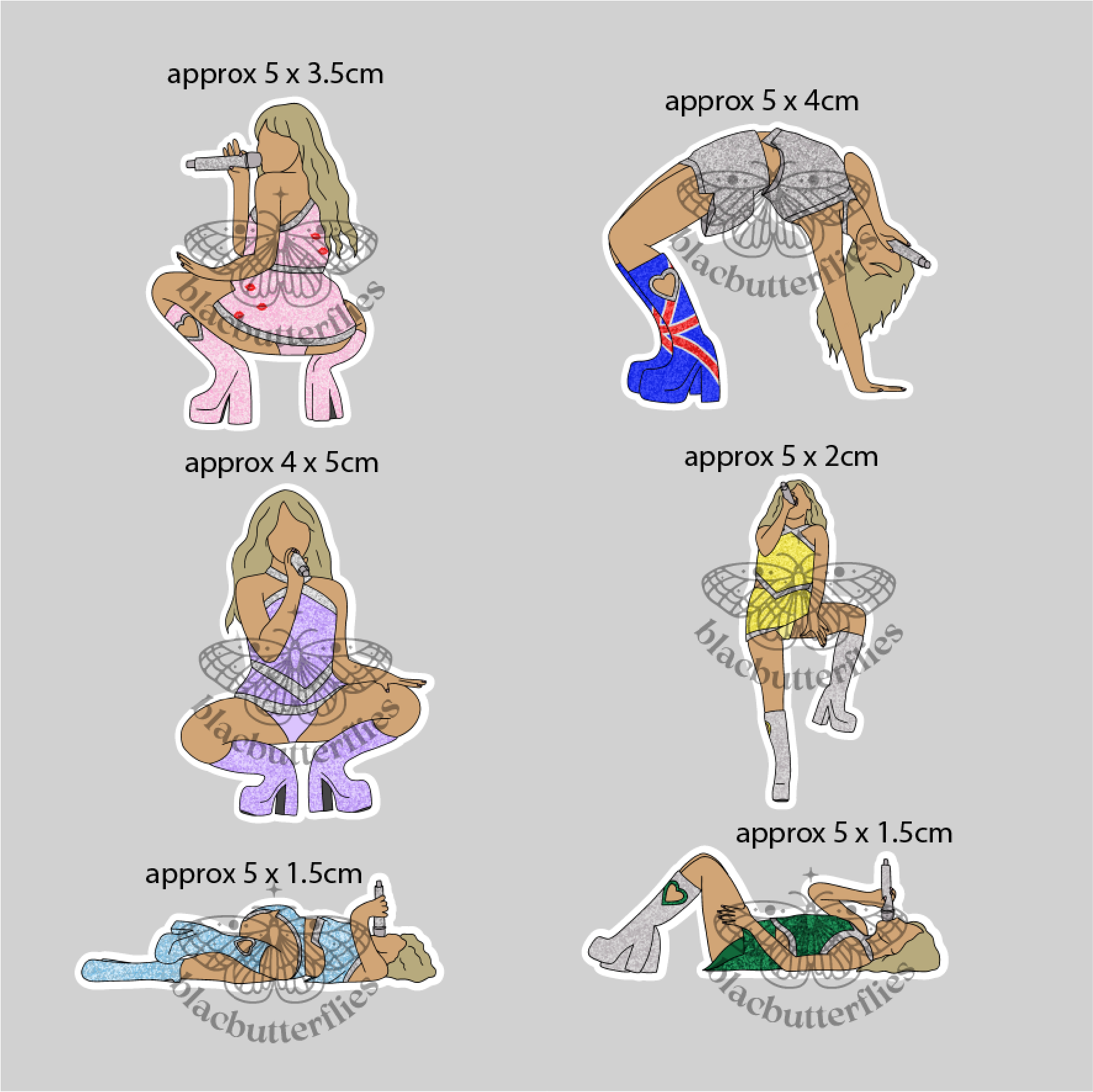 Juno Positions Stickers