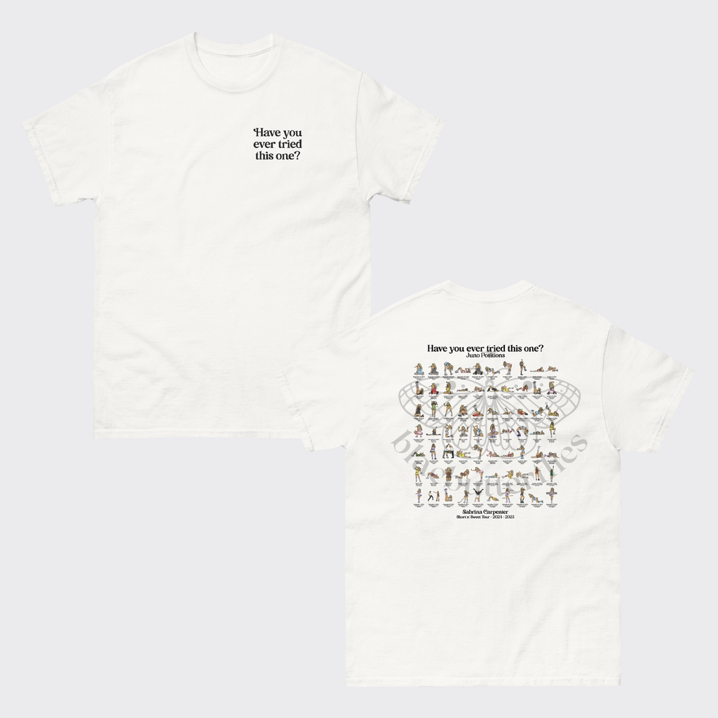 Juno Positions T-shirt (ALL DATES) Light Colours