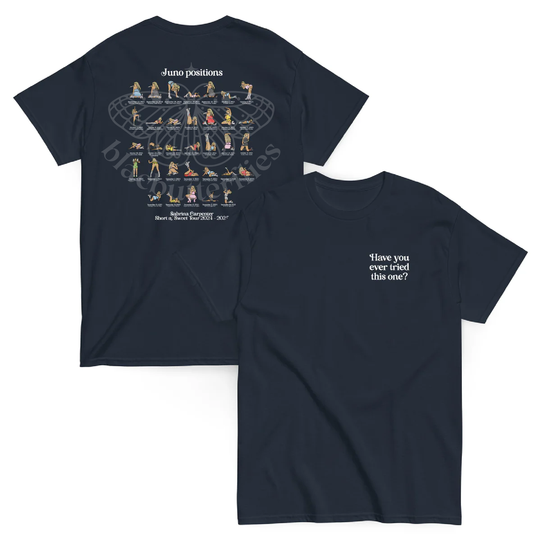 Juno Positions T-Shirt (Leg 1 USA/Canada) Dark Colours