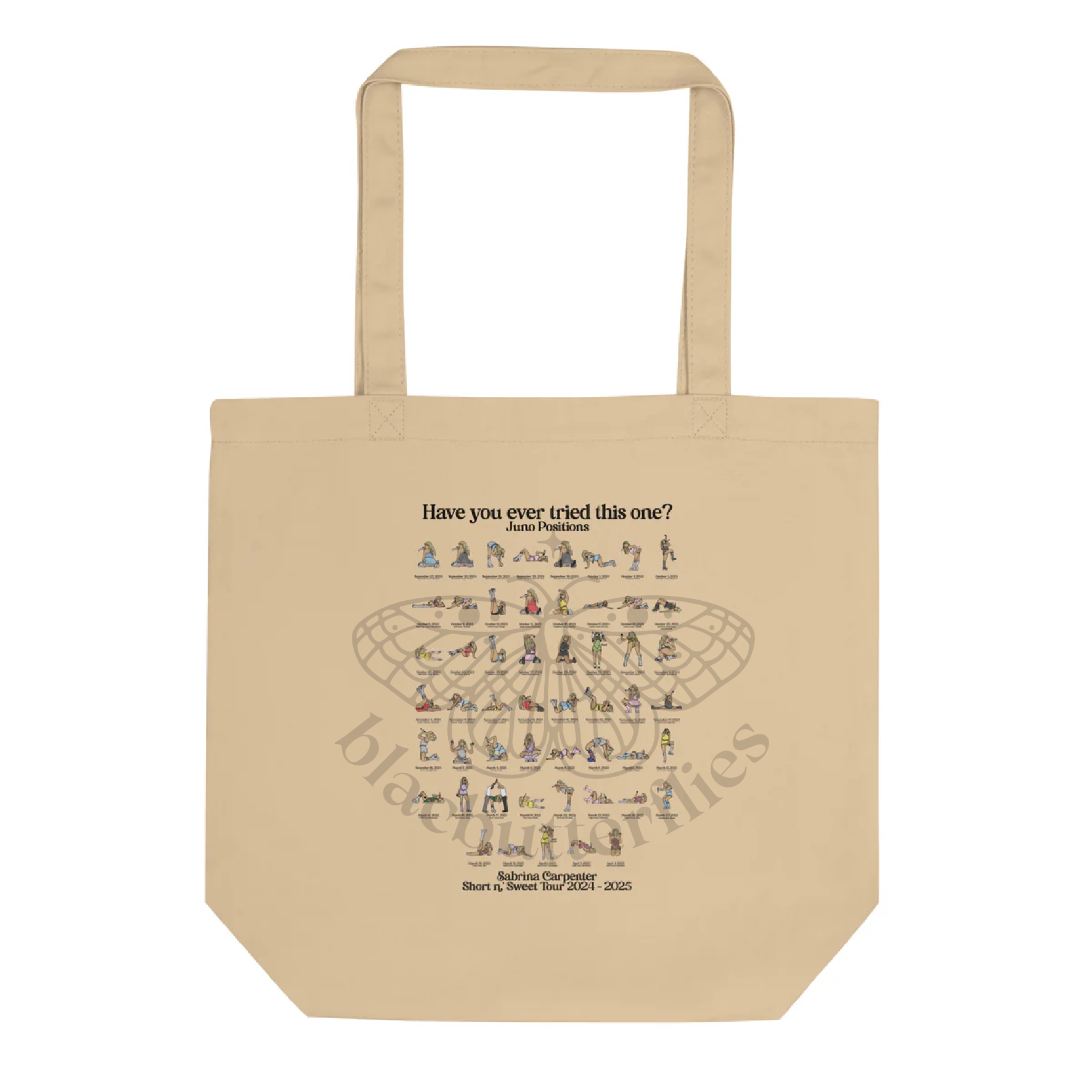 Juno Positions Tote Bag (Legs 1 and 2)