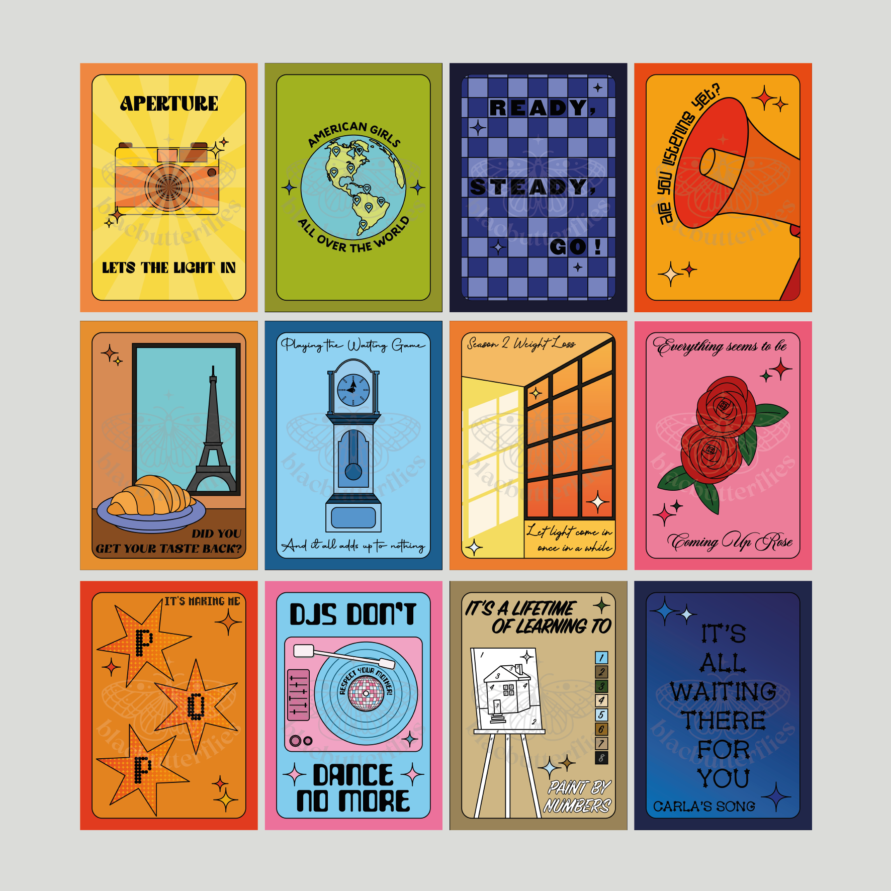 Styles Album Inspired Graphic Posters