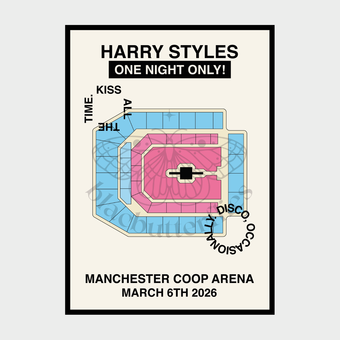 H Styles Kiss Disco ONO Poster