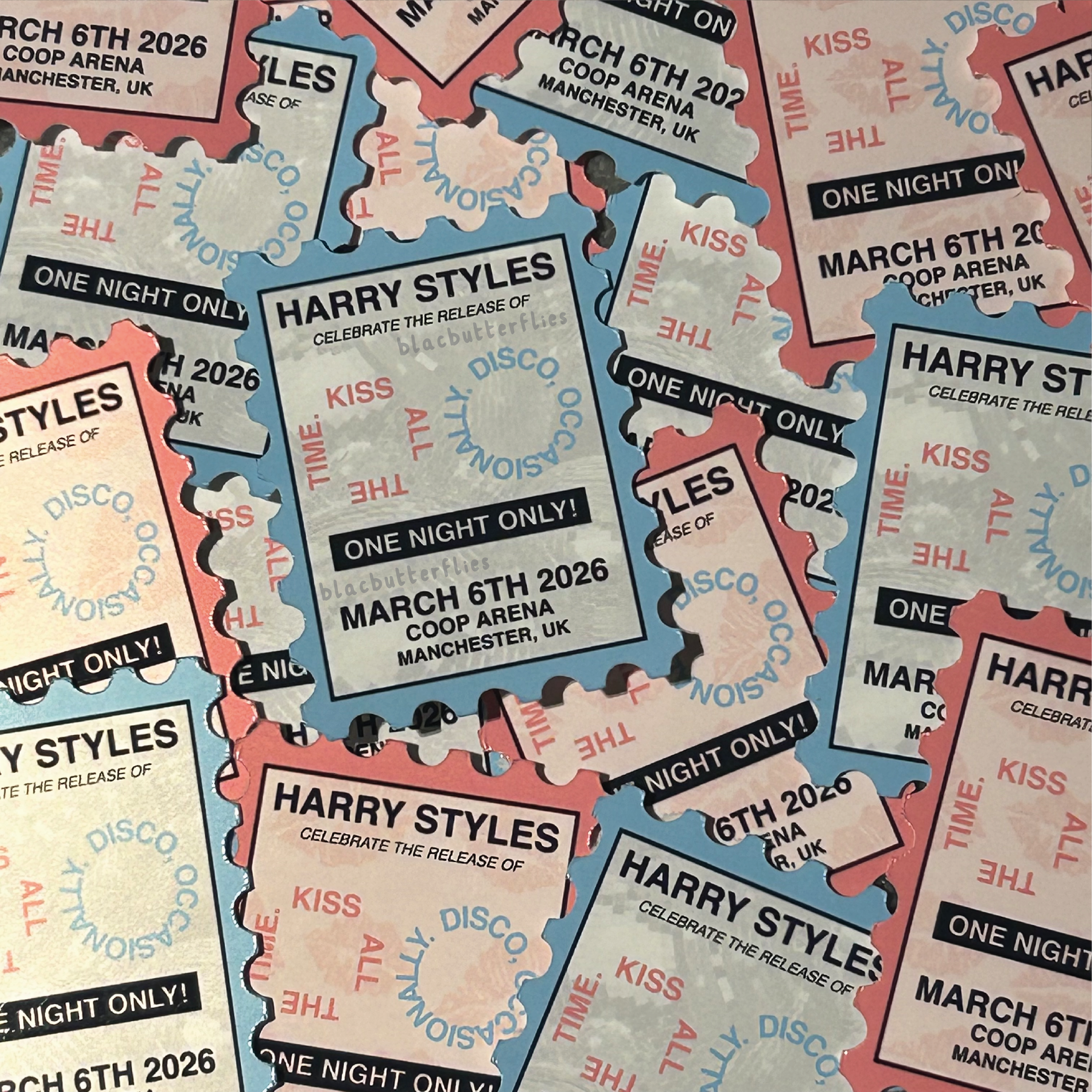 H Styles Kiss Disco ONO Sticker