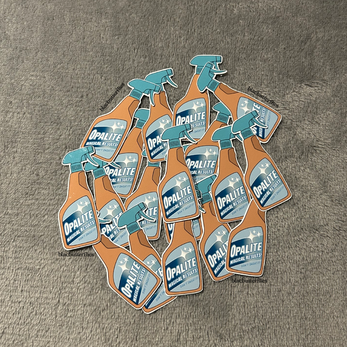 Opalite Spray Bottle Sticker