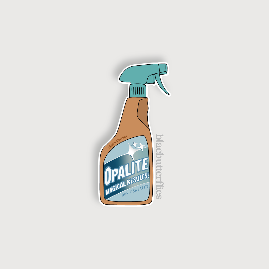 Opalite Spray Bottle Sticker