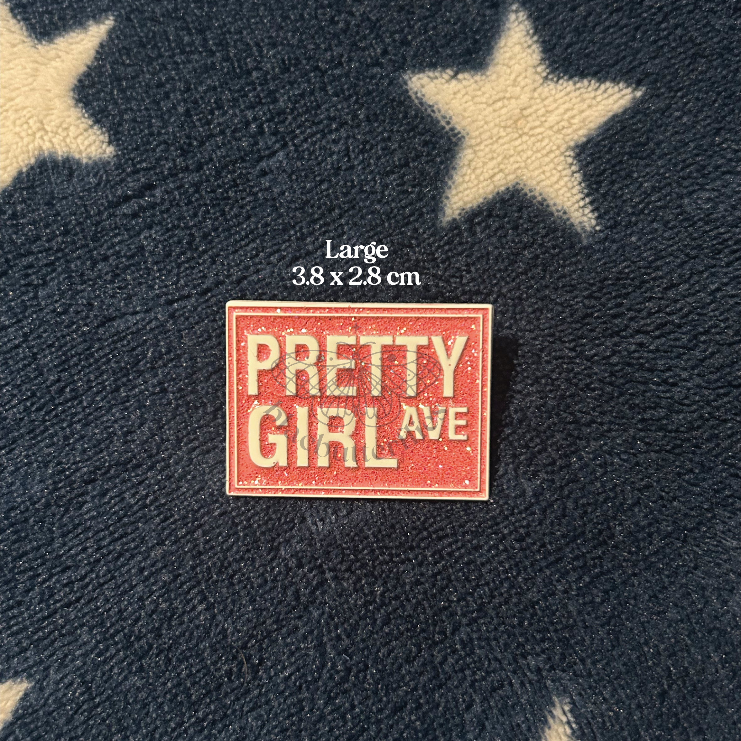 Pretty Girl Avenue Pin Badge