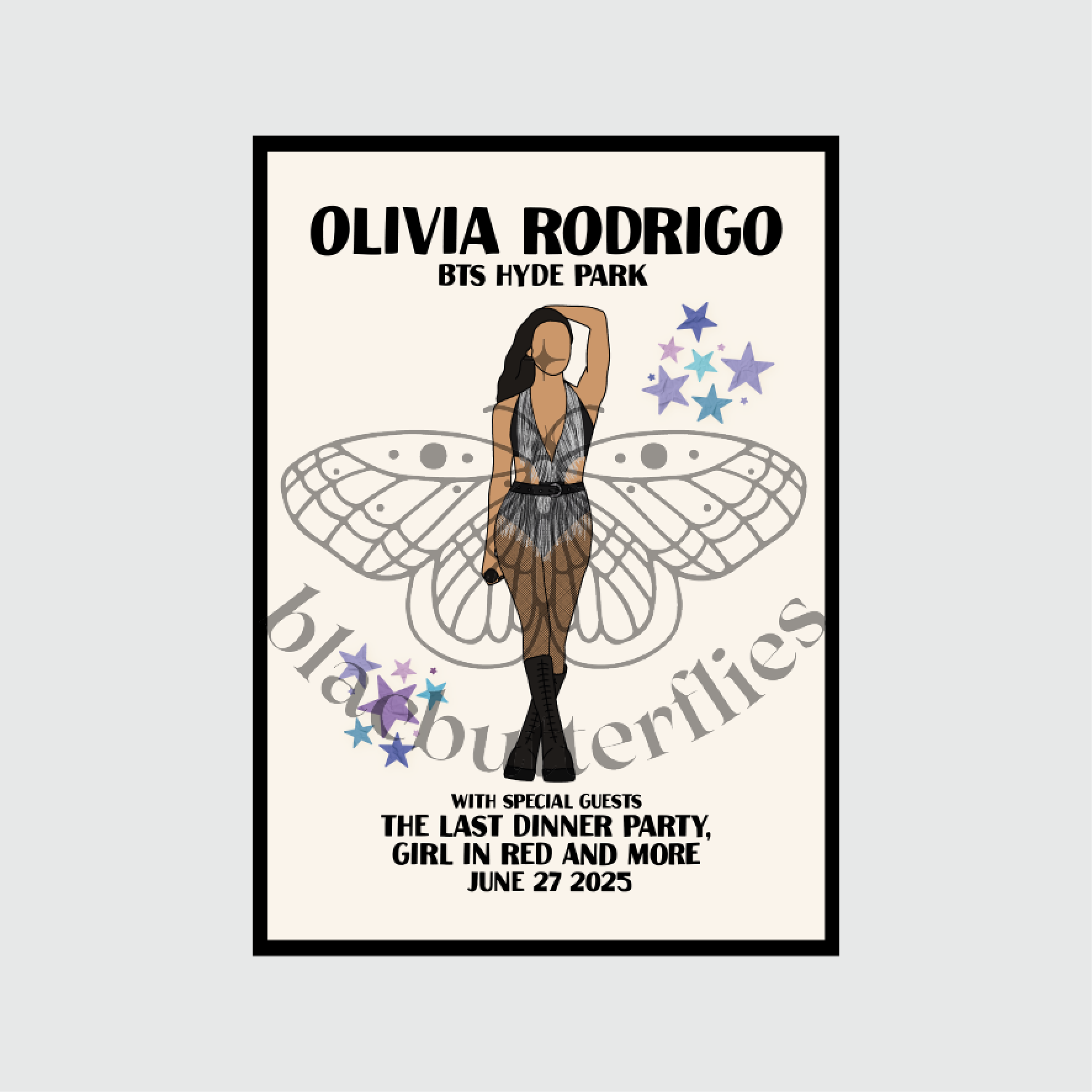 Rodrigo Hyde Park Commemorate Poster