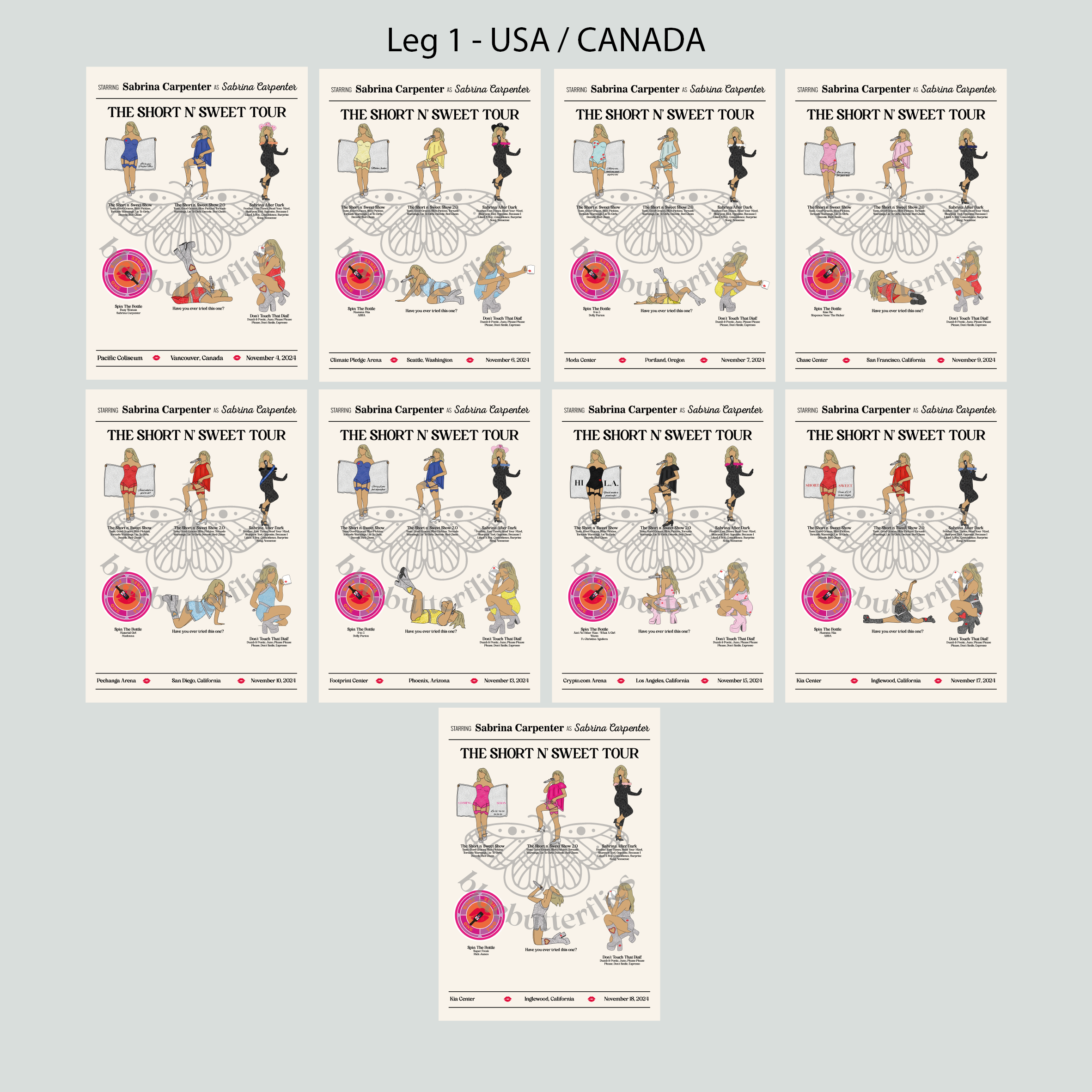 Carpenter Outfit Tour Poster Custom Date