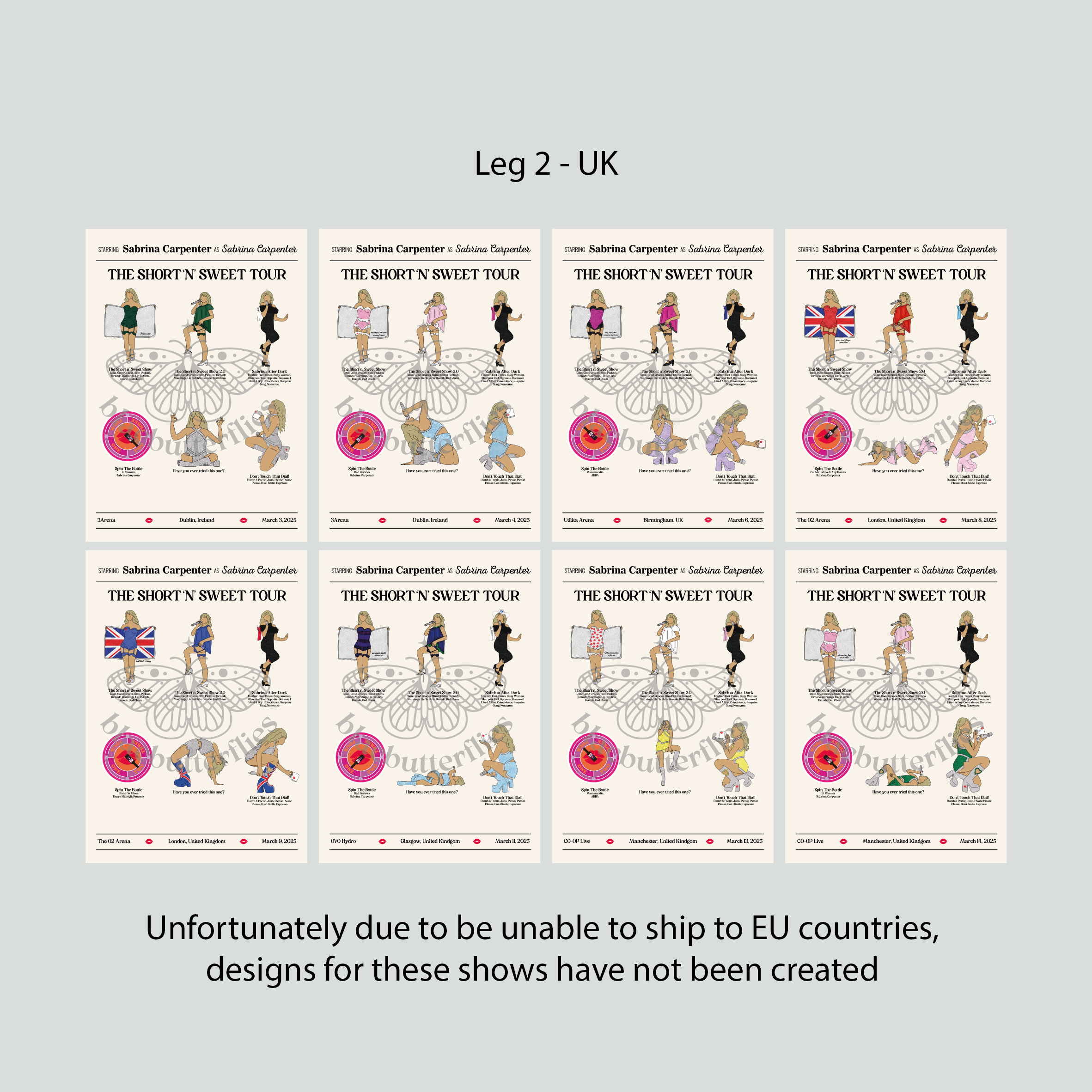 Carpenter Outfit Tour Poster Custom Date